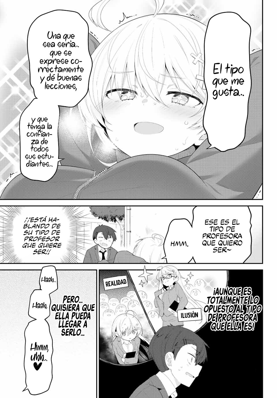Yowayowa Sensei Capitulo 2: Débil y Tímida Detrás de la Escuela página 16