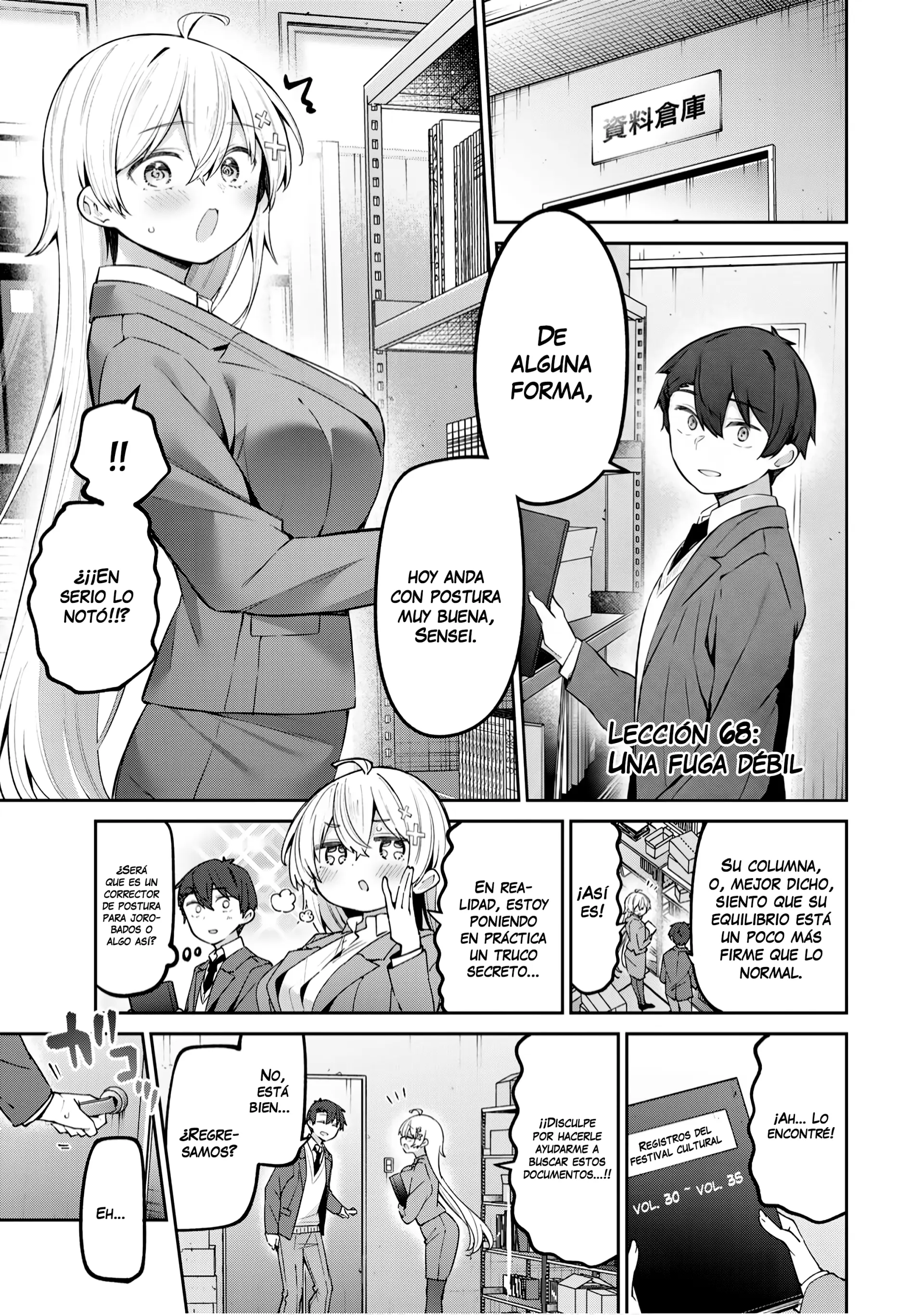 Yowayowa Sensei Capitulo 68 página 2