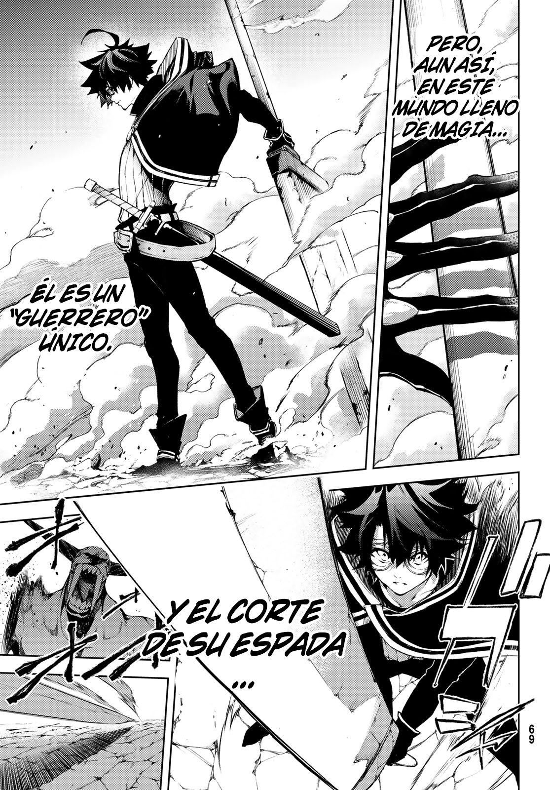 Tsue to Tsurugi no Wistoria Capitulo 1: Igual que una Espada página 59