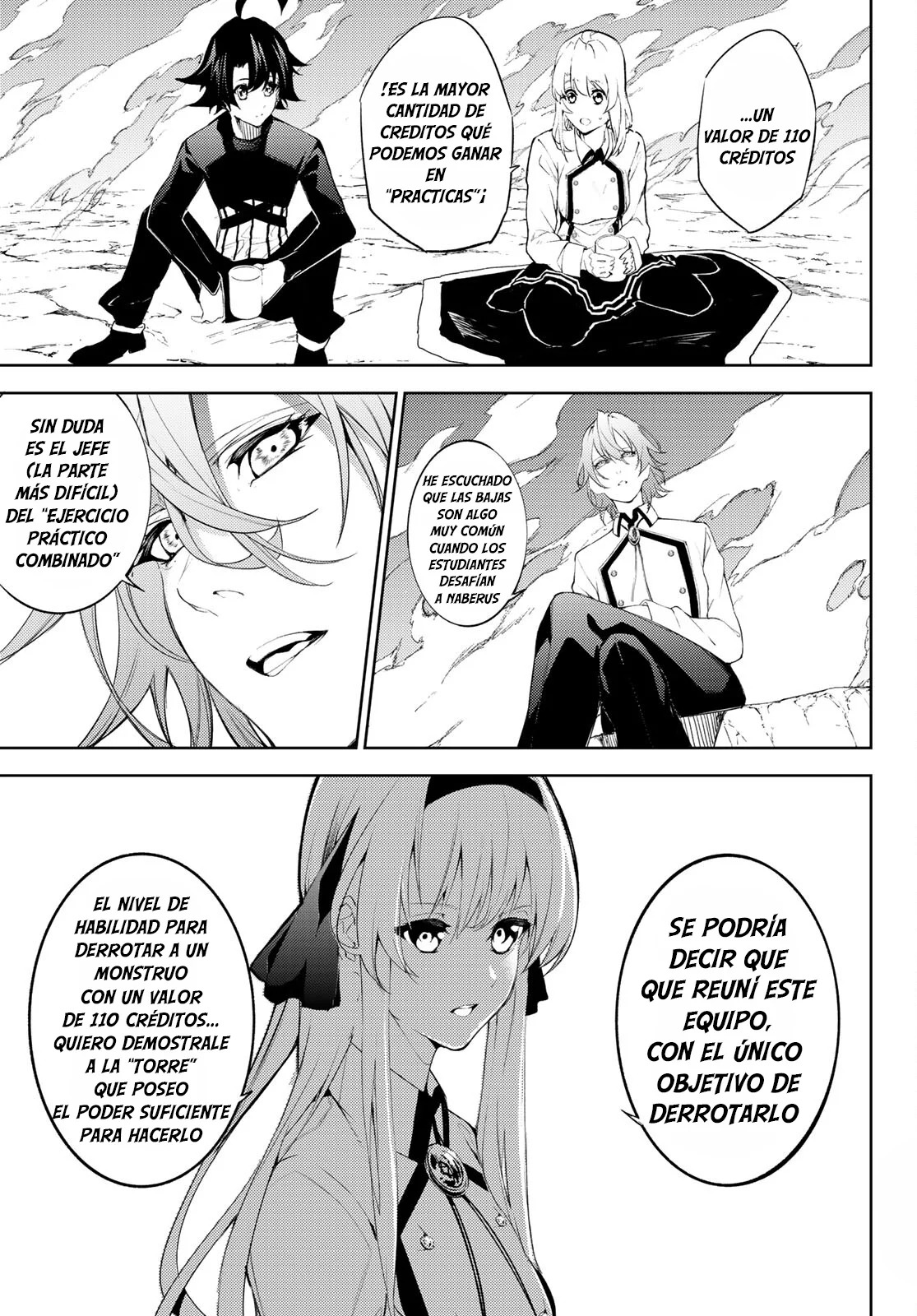 Tsue to Tsurugi no Wistoria Capitulo 13: Comienza el ejercicio práctico página 19