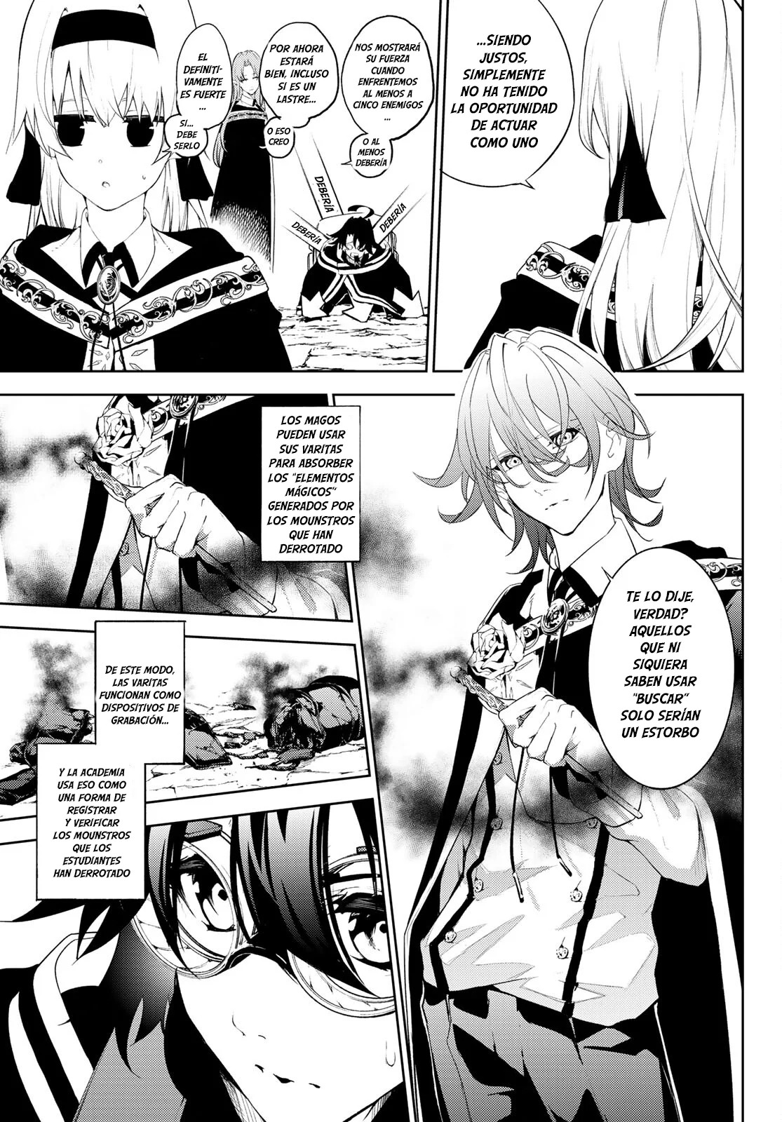 Tsue to Tsurugi no Wistoria Capitulo 13: Comienza el ejercicio práctico página 8