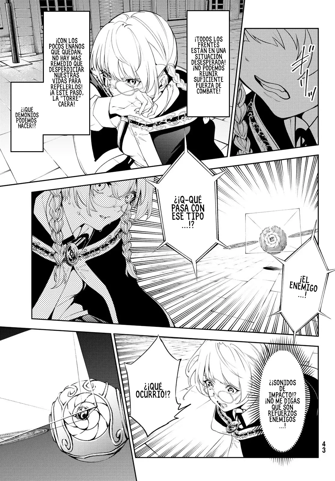 Tsue to Tsurugi no Wistoria Capitulo 26: En un mar de fragmentos dispersos página 36