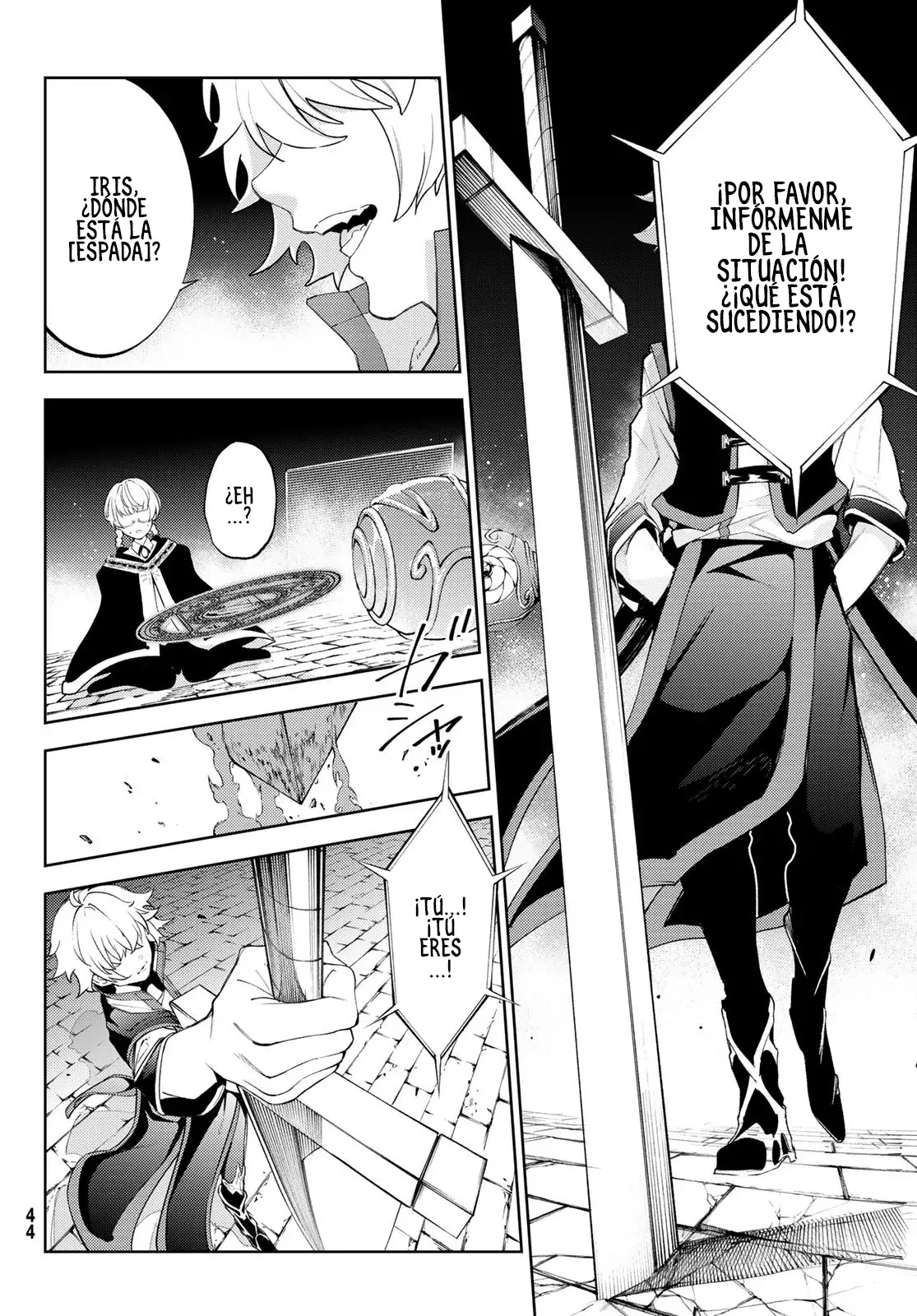 Tsue to Tsurugi no Wistoria Capitulo 26: En un mar de fragmentos dispersos página 37