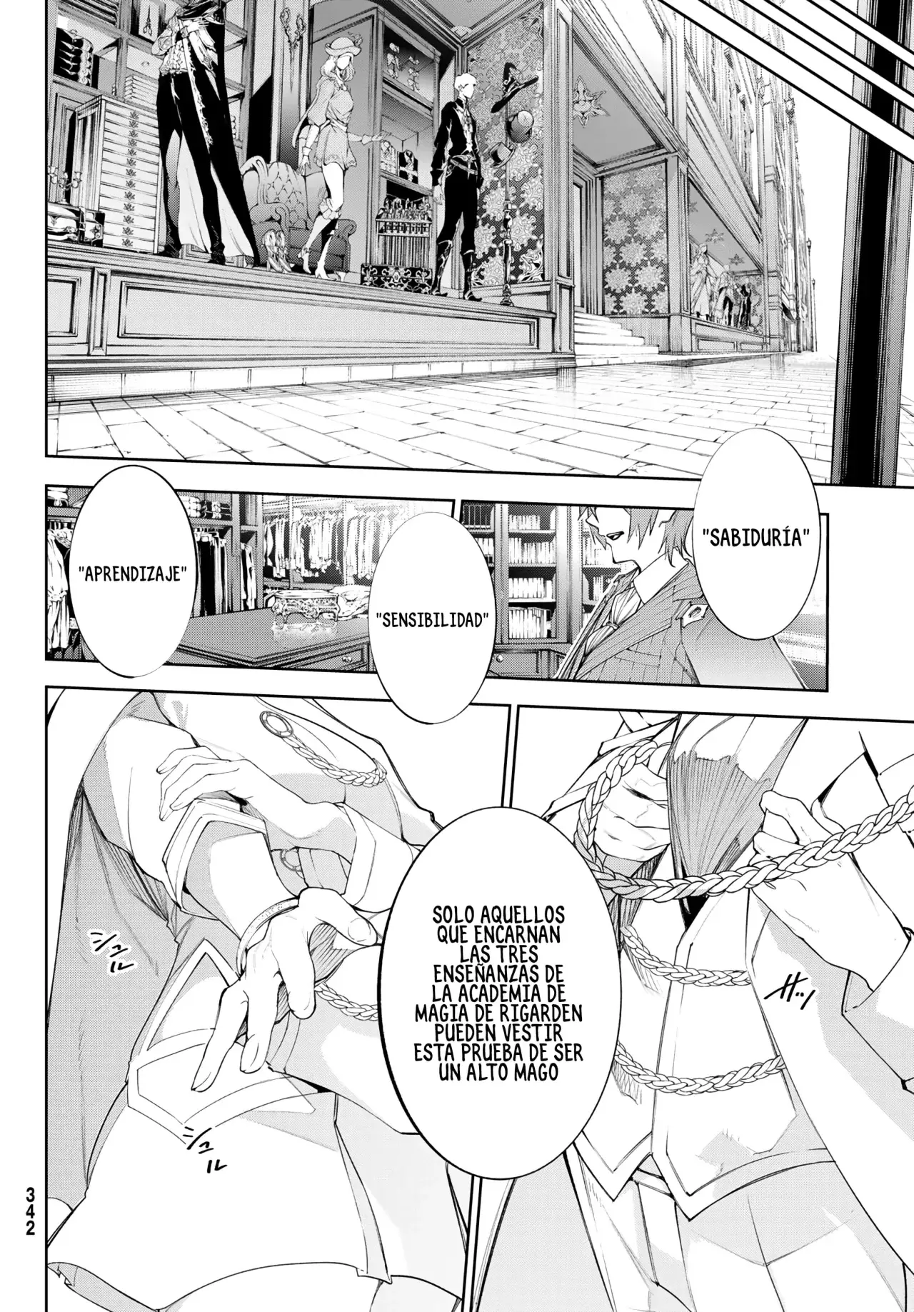 Tsue to Tsurugi no Wistoria Capitulo 31: Comienzo incoloro página 4