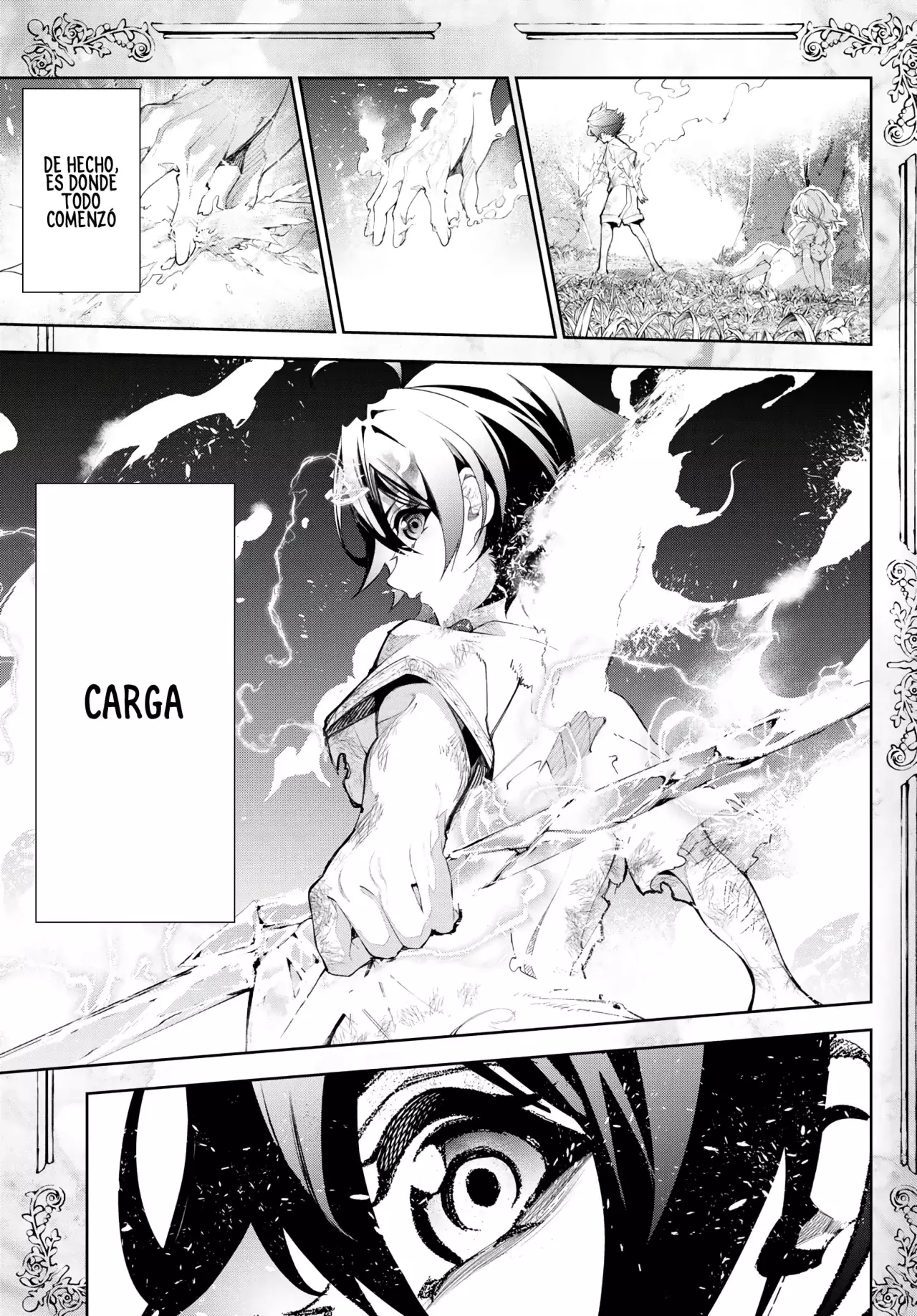 Tsue to Tsurugi no Wistoria Capitulo 36: Pasar página página 35