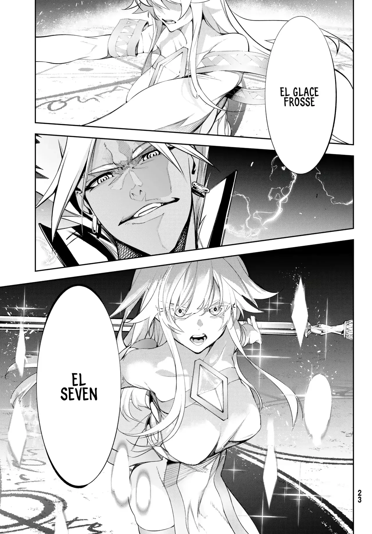 Tsue to Tsurugi no Wistoria Capitulo 38: Un choque de hielo y truenos página 14