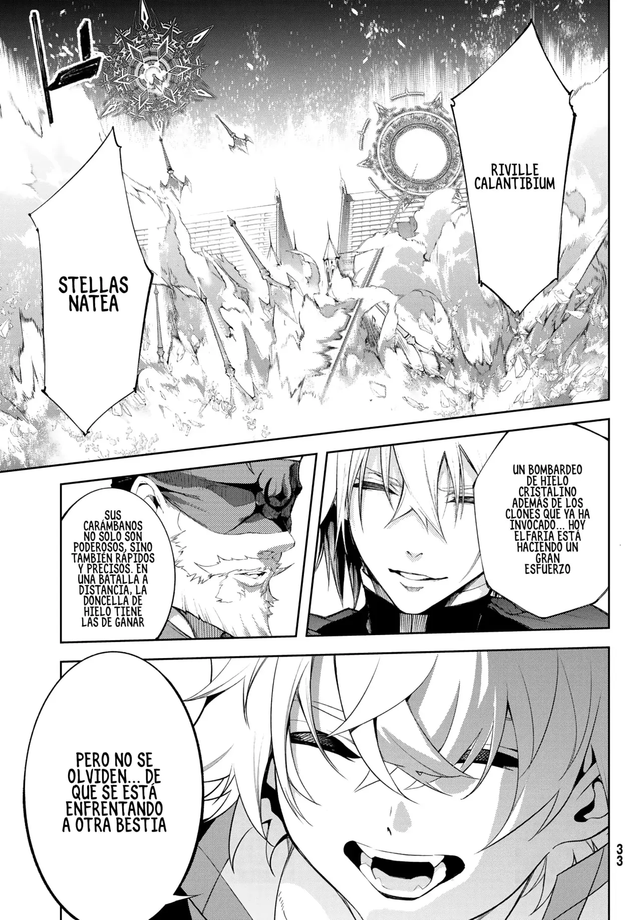 Tsue to Tsurugi no Wistoria Capitulo 38: Un choque de hielo y truenos página 22
