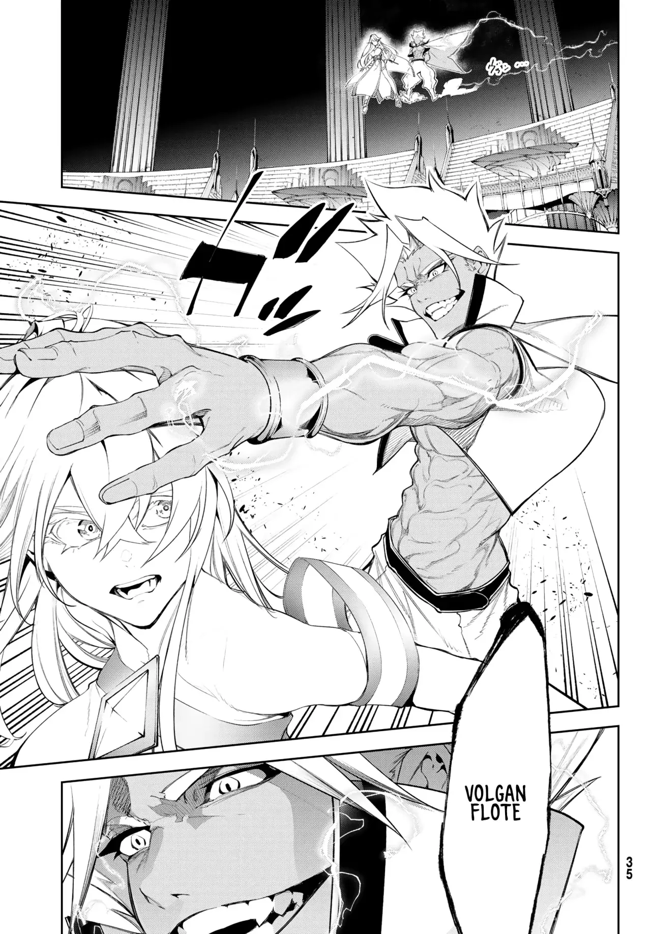 Tsue to Tsurugi no Wistoria Capitulo 38: Un choque de hielo y truenos página 24
