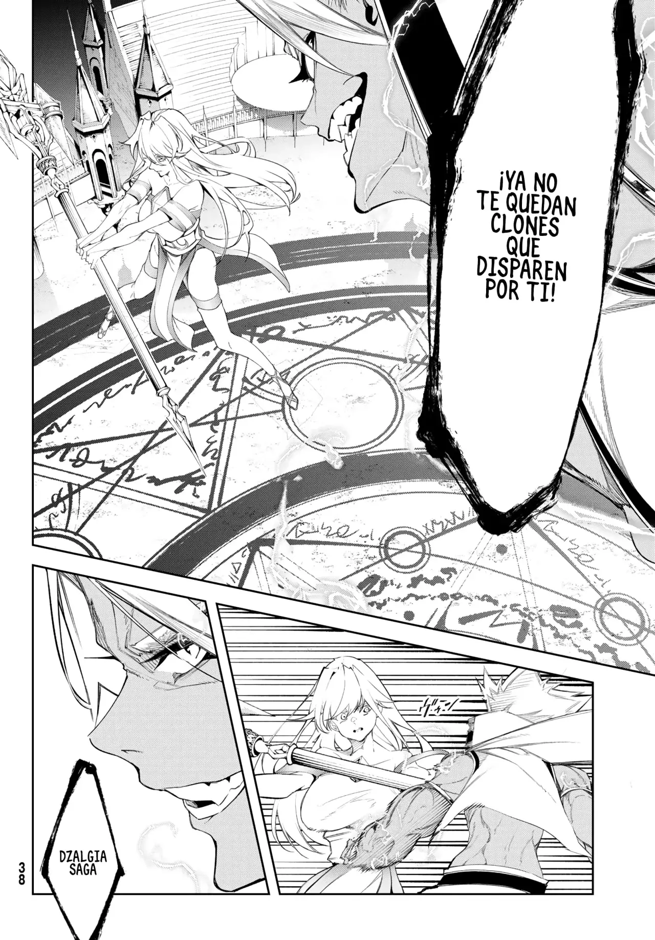 Tsue to Tsurugi no Wistoria Capitulo 38: Un choque de hielo y truenos página 26