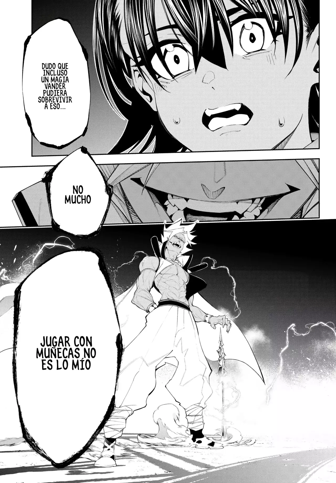 Tsue to Tsurugi no Wistoria Capitulo 38: Un choque de hielo y truenos página 32