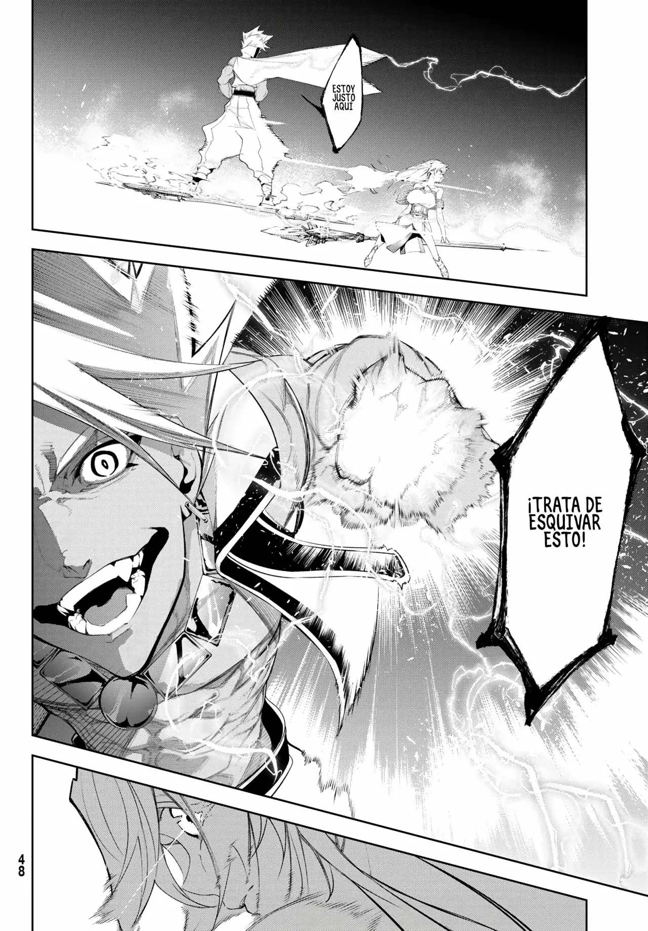 Tsue to Tsurugi no Wistoria Capitulo 38: Un choque de hielo y truenos página 35