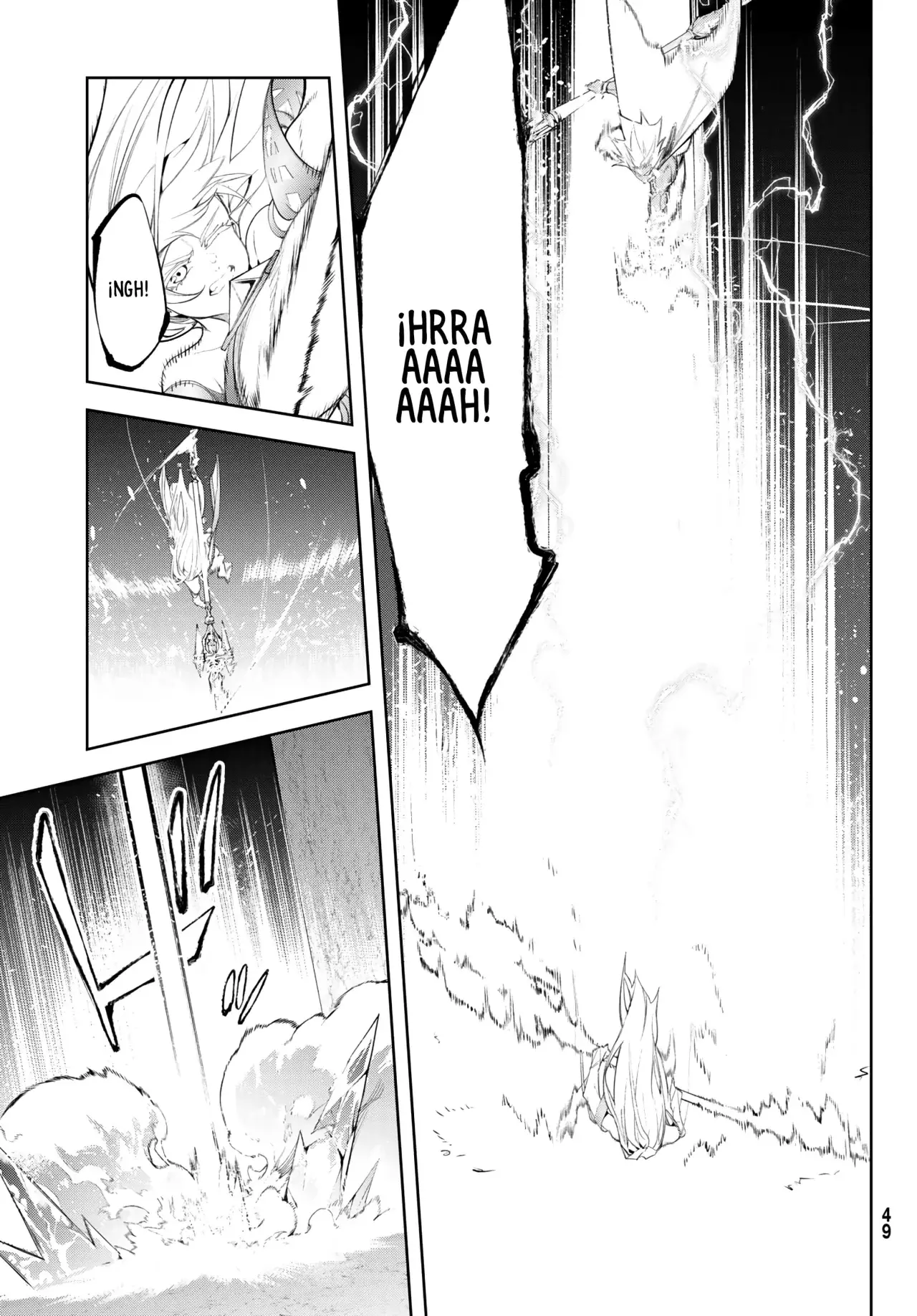 Tsue to Tsurugi no Wistoria Capitulo 38: Un choque de hielo y truenos página 36