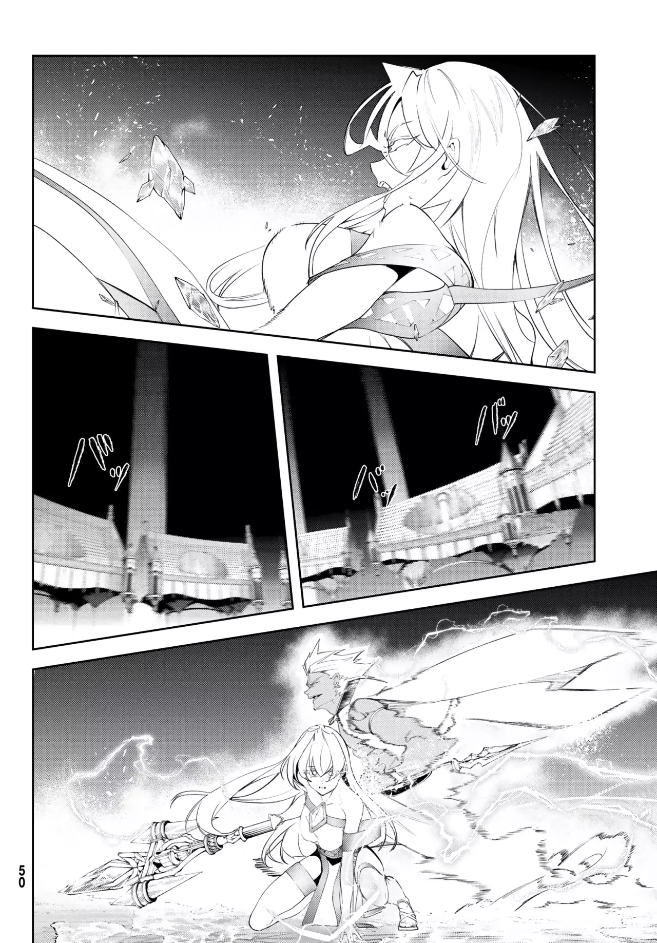 Tsue to Tsurugi no Wistoria Capitulo 38: Un choque de hielo y truenos página 37