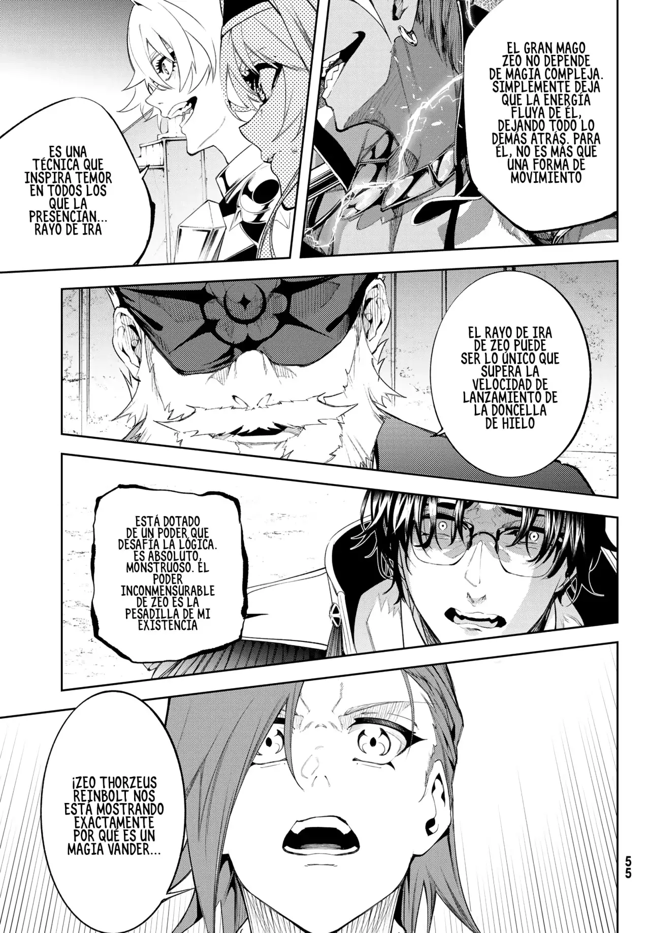 Tsue to Tsurugi no Wistoria Capitulo 38: Un choque de hielo y truenos página 41
