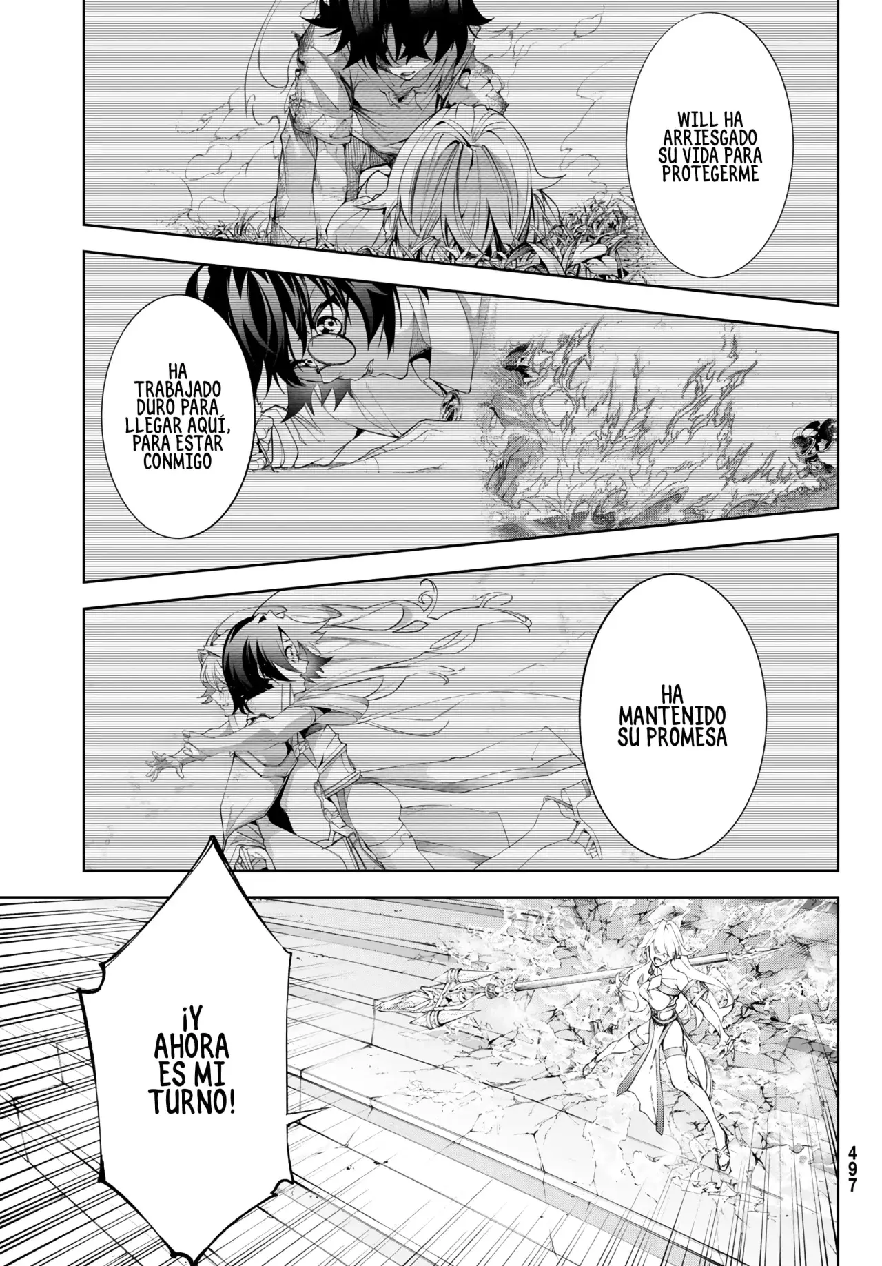 Tsue to Tsurugi no Wistoria Capitulo 39: El hielo y el trueno estallan página 16