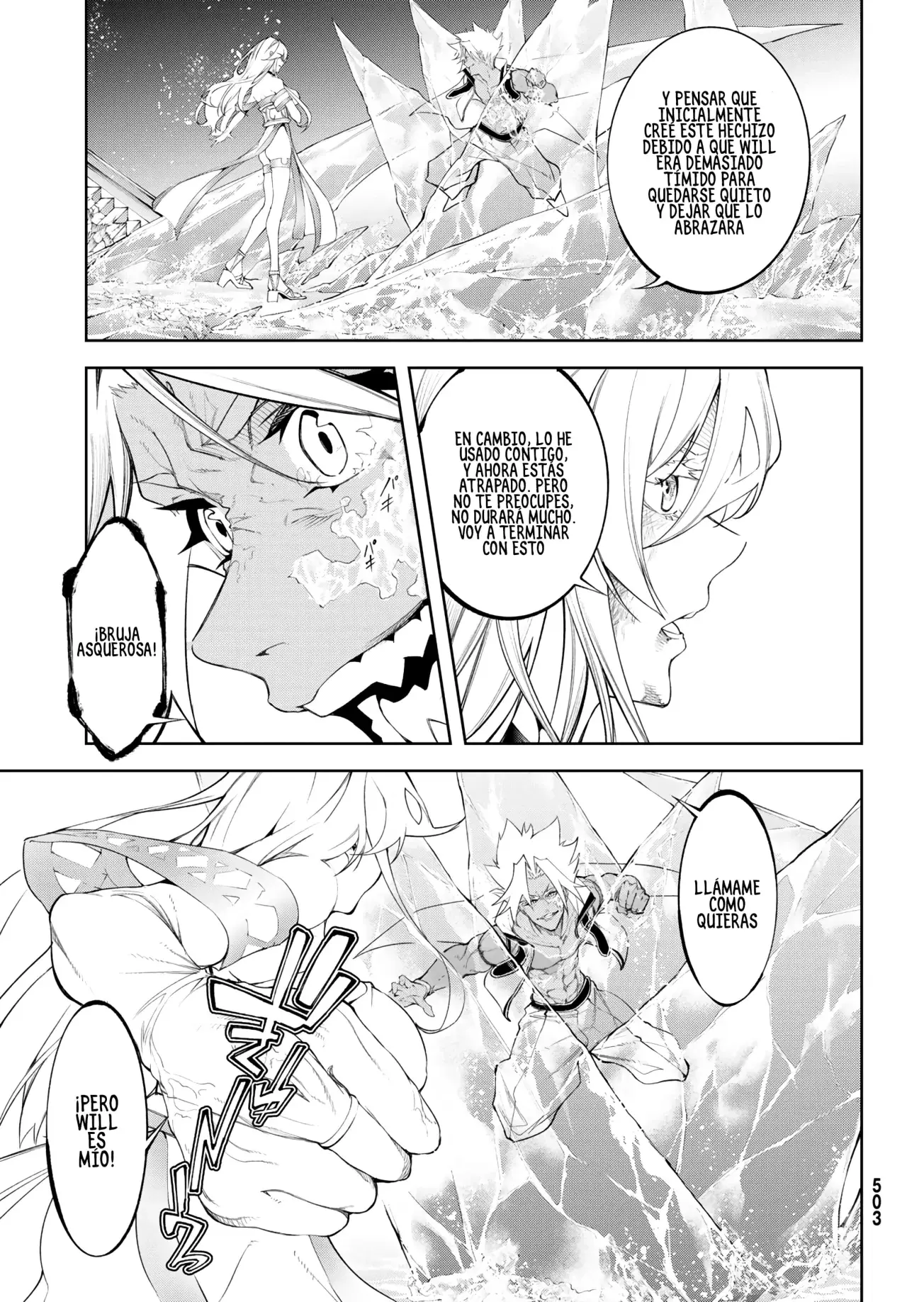 Tsue to Tsurugi no Wistoria Capitulo 39: El hielo y el trueno estallan página 21