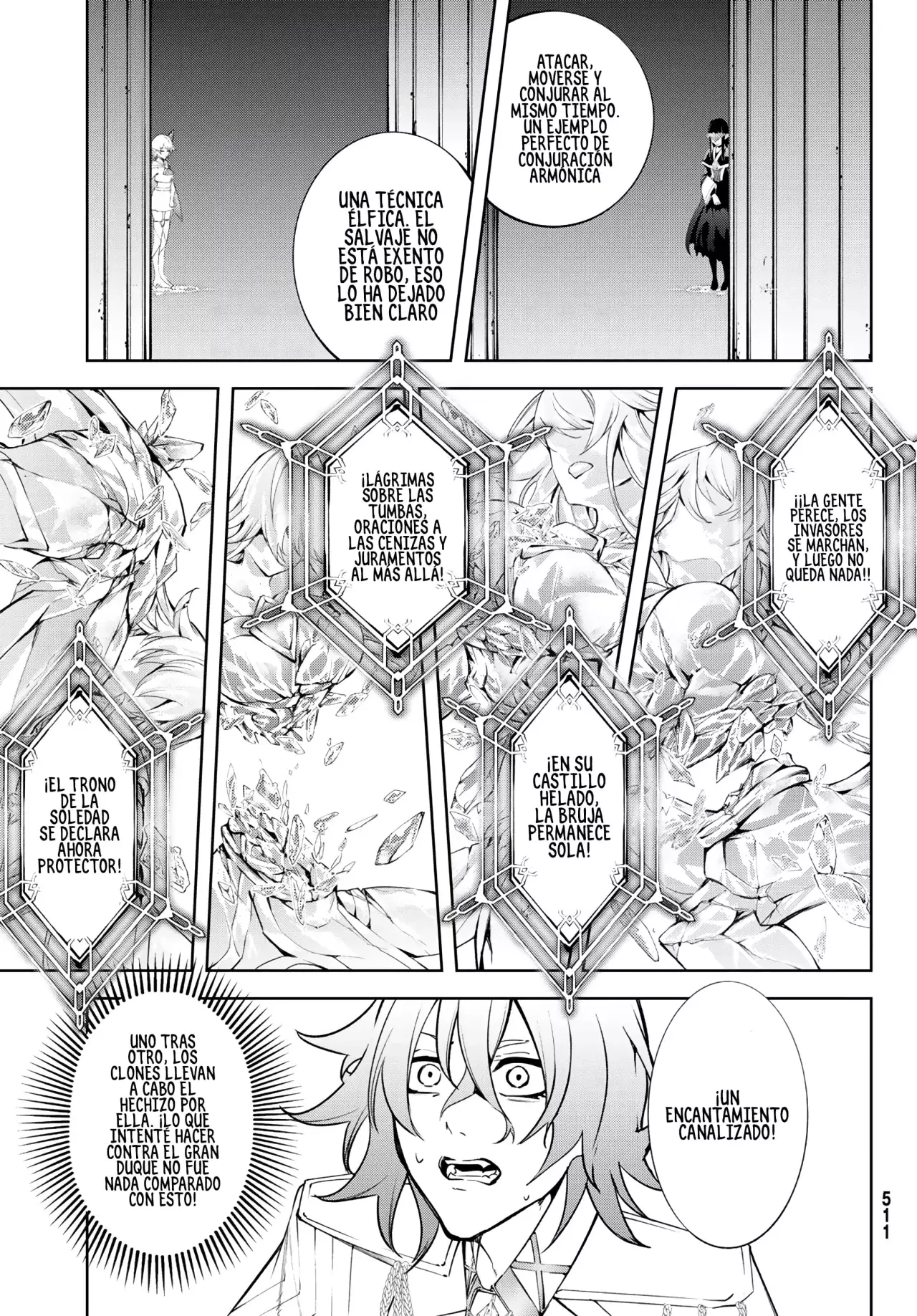 Tsue to Tsurugi no Wistoria Capitulo 39: El hielo y el trueno estallan página 28