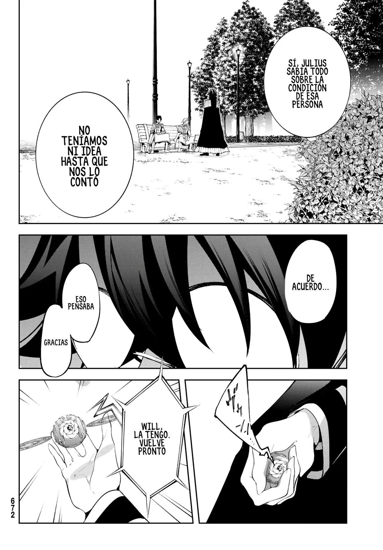 Tsue to Tsurugi no Wistoria Capitulo 43: Sobre quien vuela el ave página 24