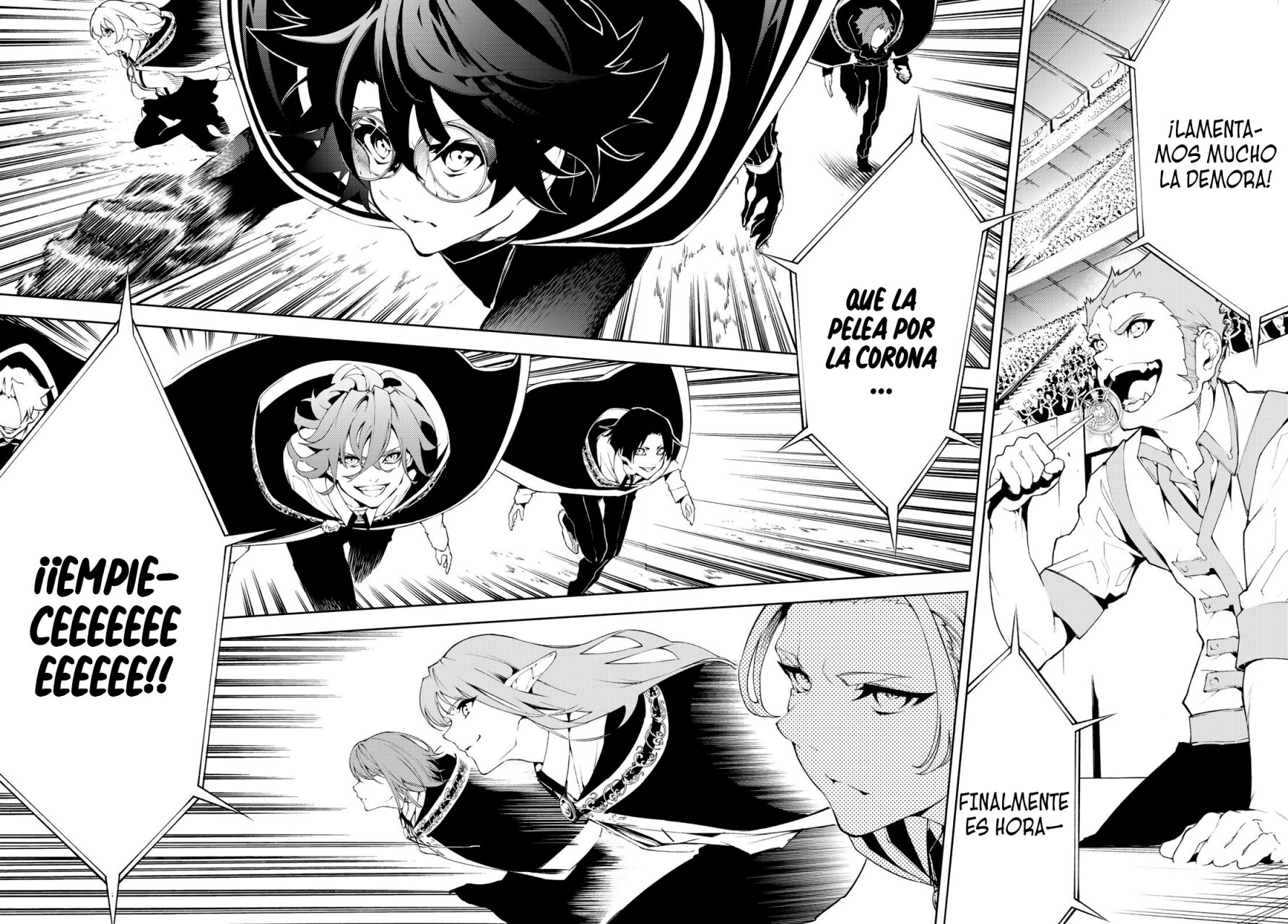 Tsue to Tsurugi no Wistoria Capitulo 6: Eleven sus gritos. página 27