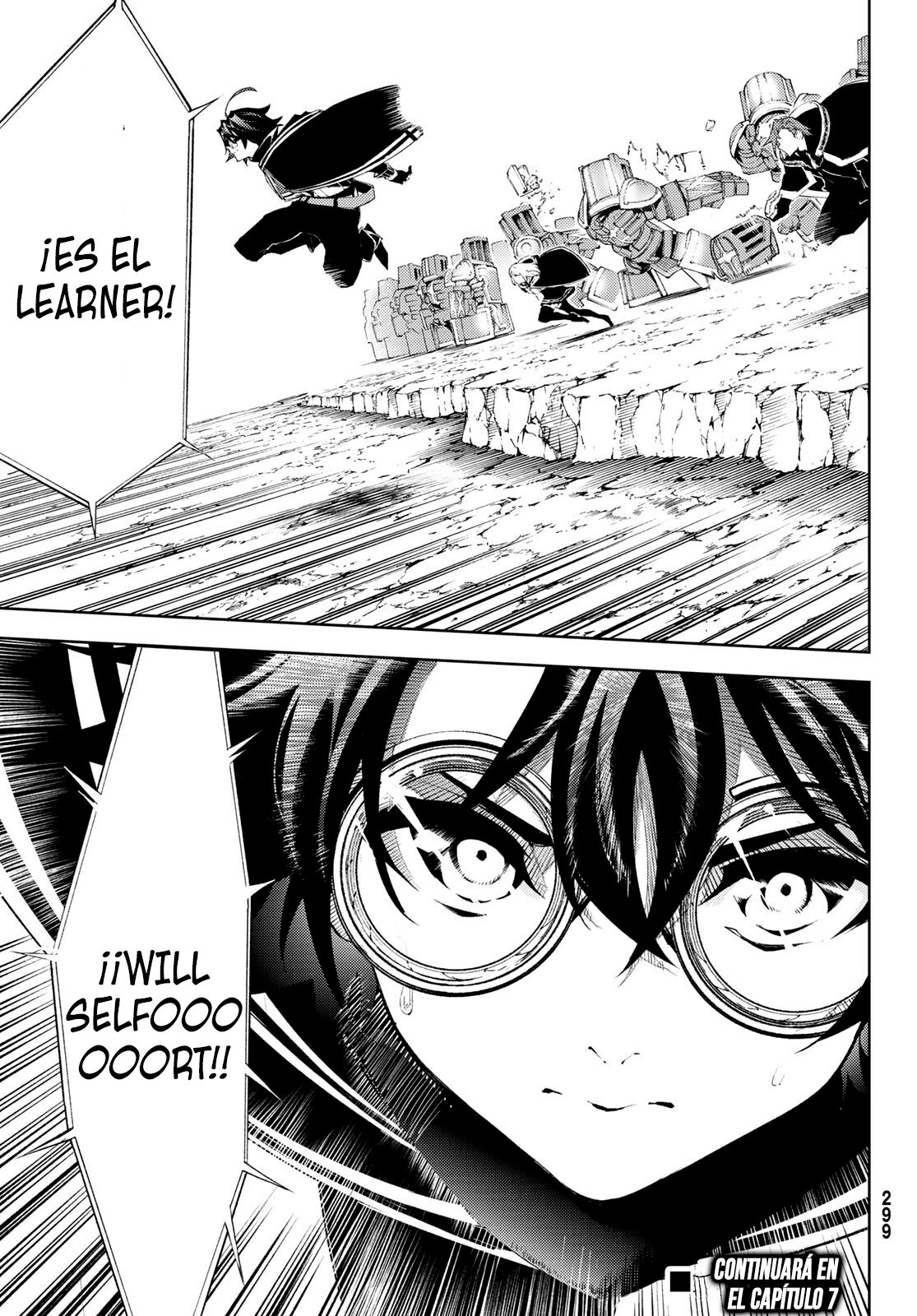 Tsue to Tsurugi no Wistoria Capitulo 6: Eleven sus gritos. página 38