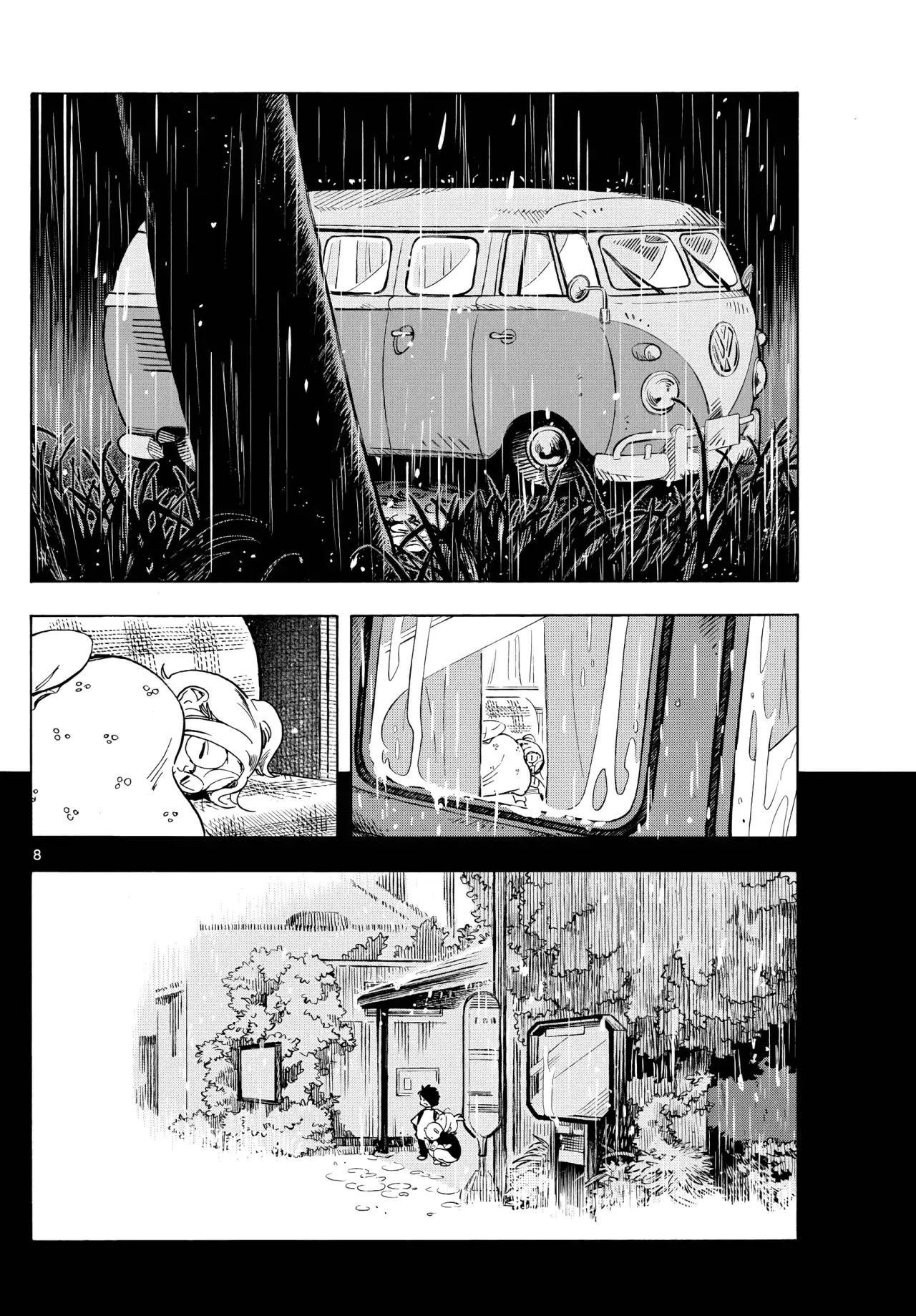 Tú eres la Estrella de la Mañana Capitulo 6: Vuelo nocturno bajo la lluvia página 8