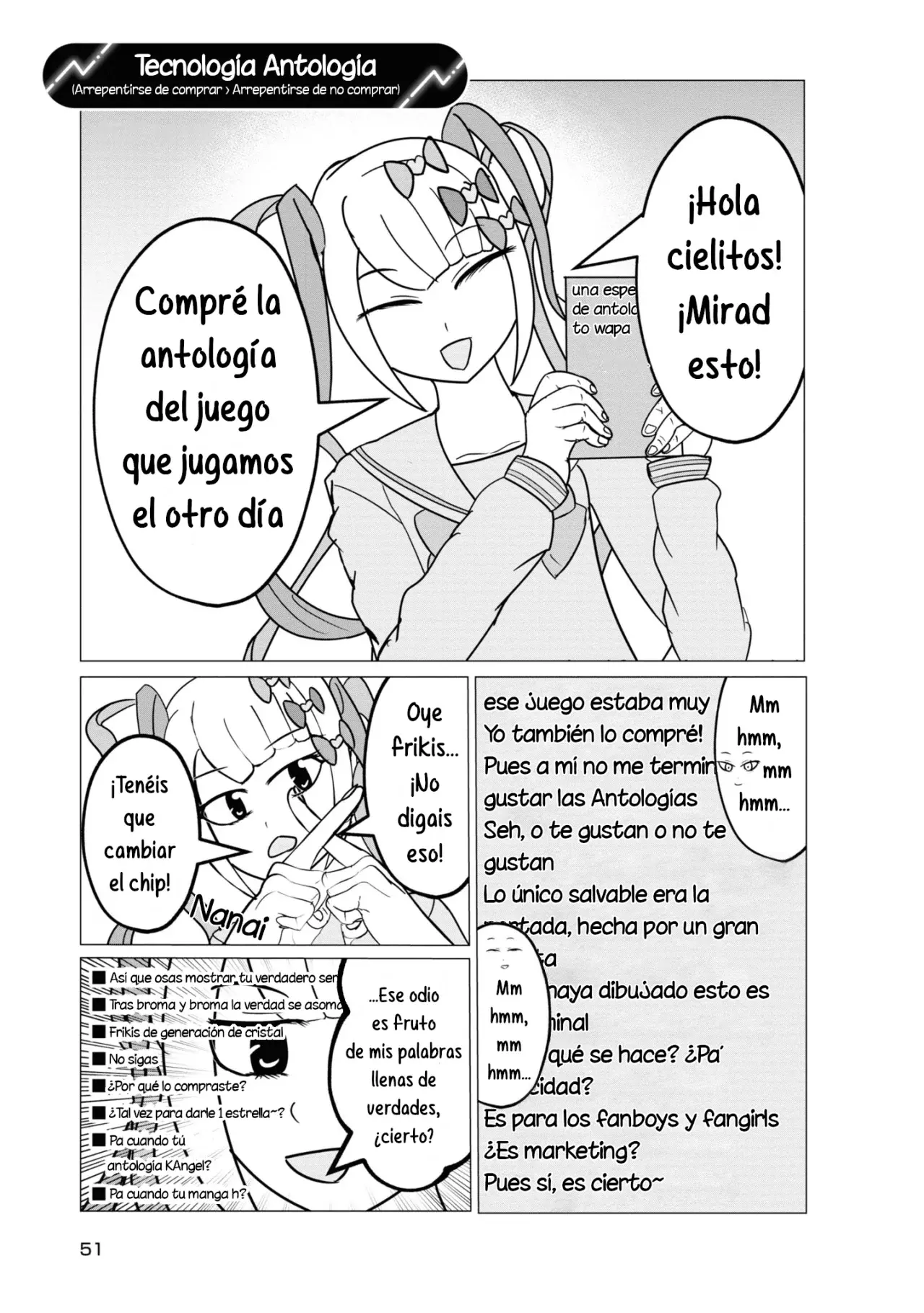 ¡KAngel! NEEDY GIRL OVERDOSE Antología oficial Capitulo 5: Tecnología de antología (Arrepentirse de haber comprado en lugar de arrepentirse de no haber comprado) página 2