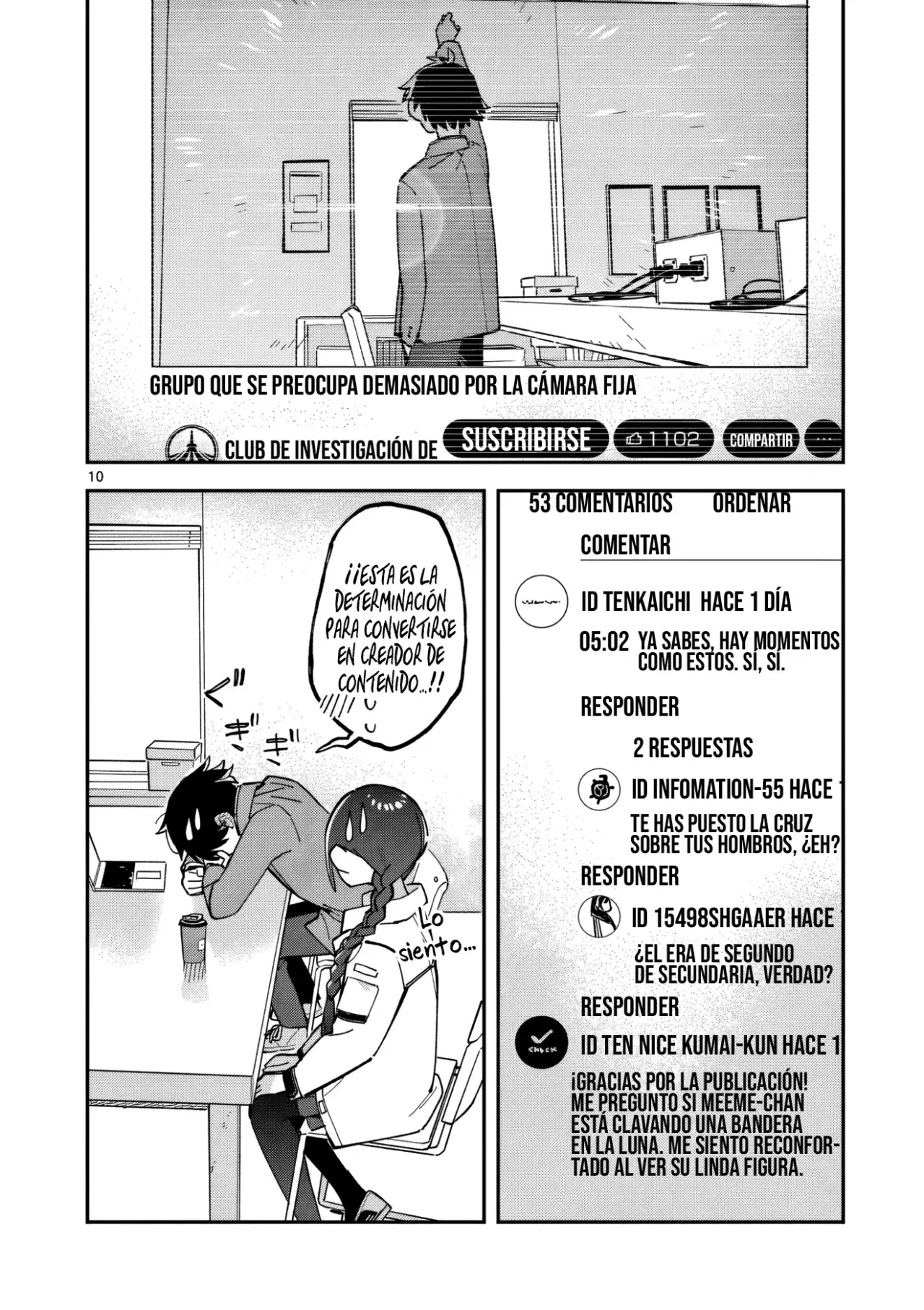 Después de la escuela, deambulamos por el espacio Capitulo 10: Cámara, ¡Acción! página 13