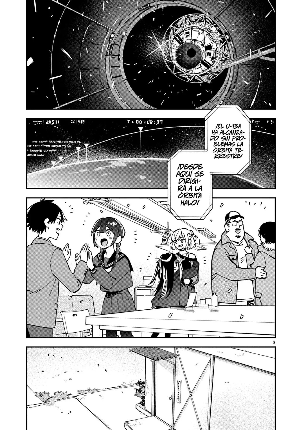 Después de la escuela, deambulamos por el espacio Capitulo 15: Un gran salto página 5