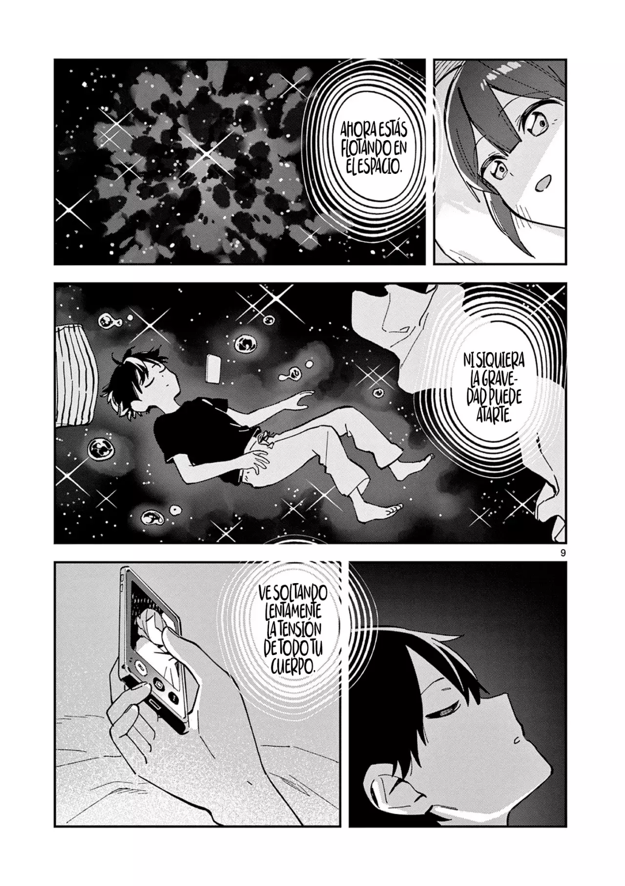 Después de la escuela, deambulamos por el espacio Capitulo 18: Llamada de la noche página 10