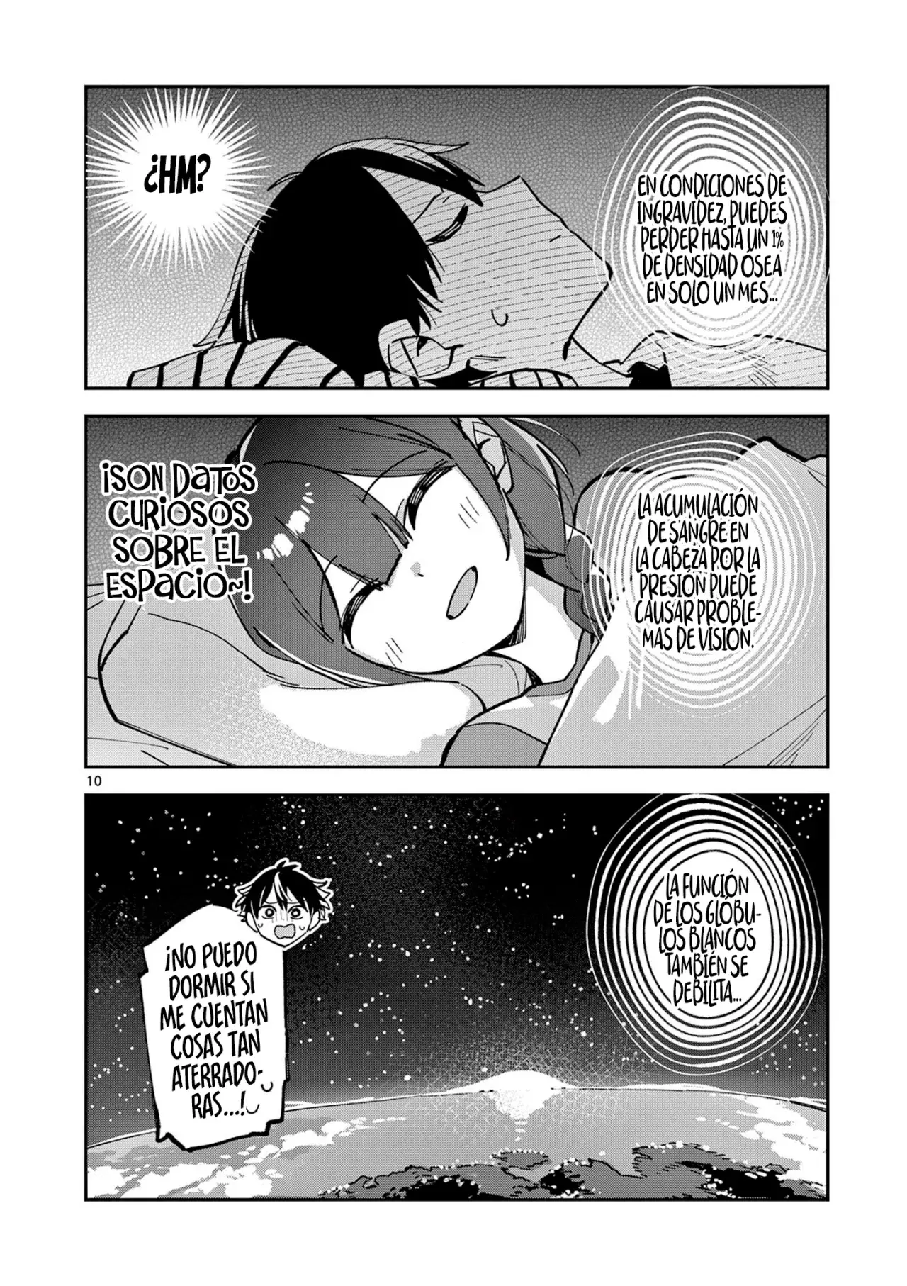 Después de la escuela, deambulamos por el espacio Capitulo 18: Llamada de la noche página 11