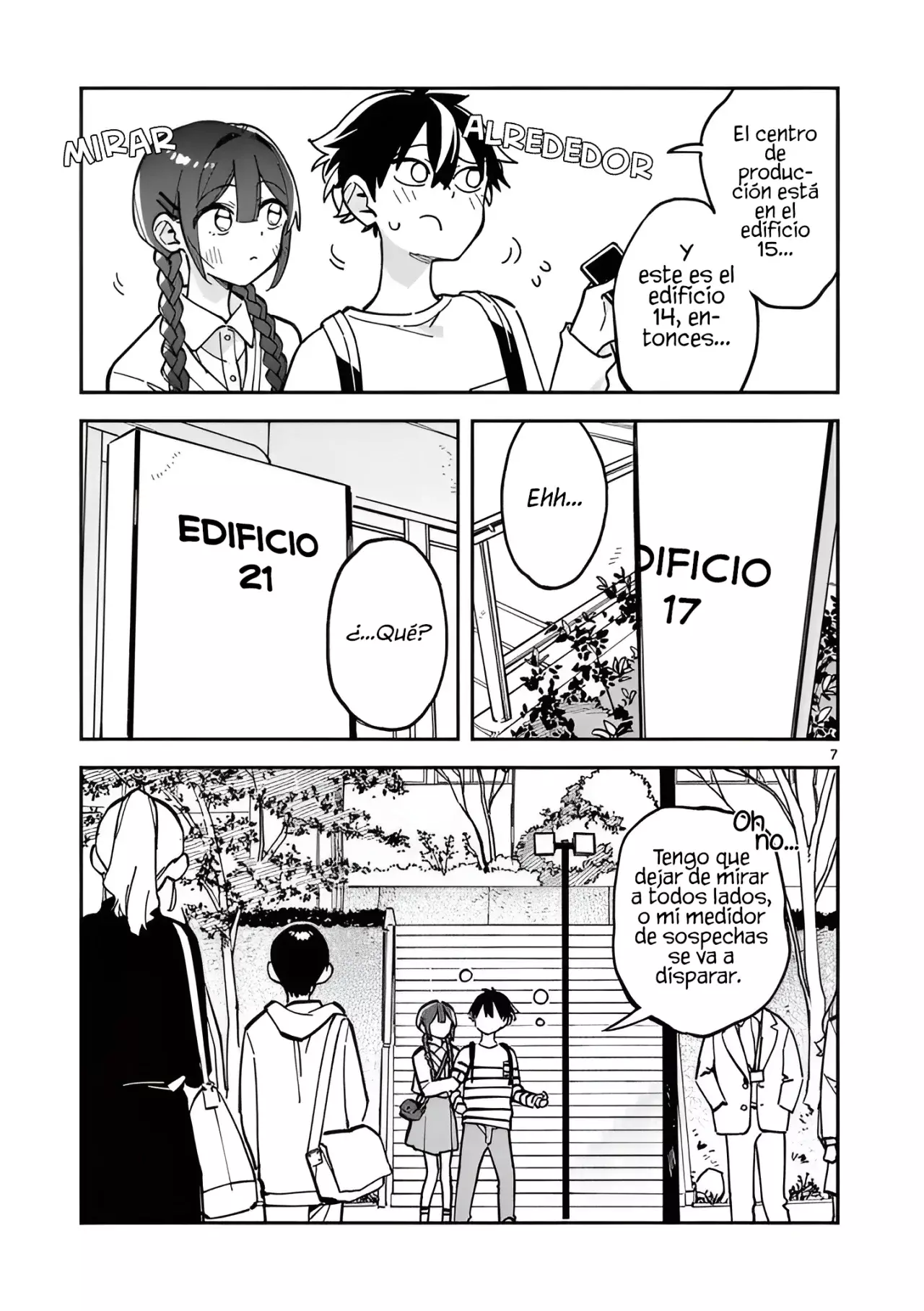Después de la escuela, deambulamos por el espacio Capitulo 22: Infiltración en el campus universitario página 8