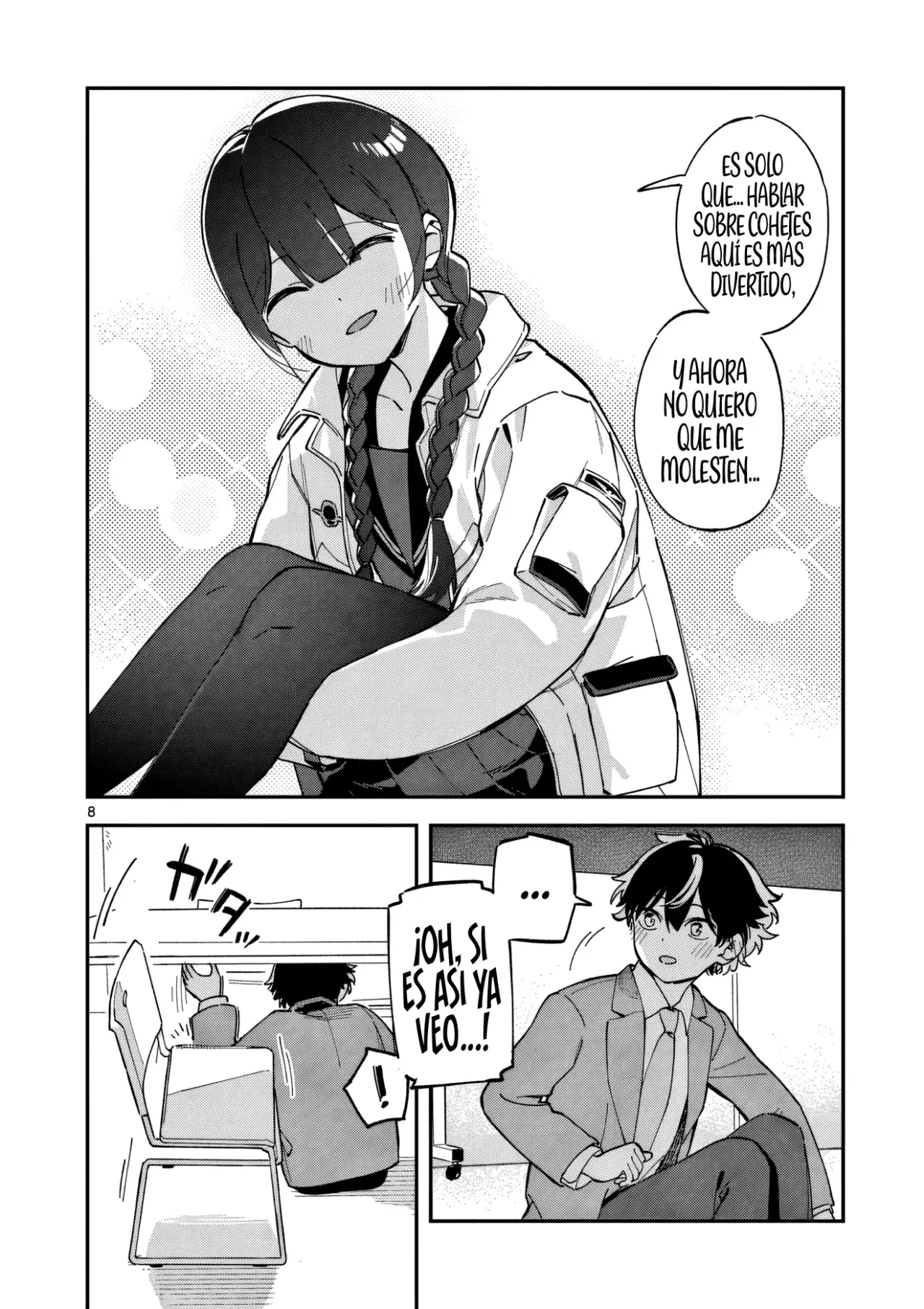 Después de la escuela, deambulamos por el espacio Capitulo 3 página 11