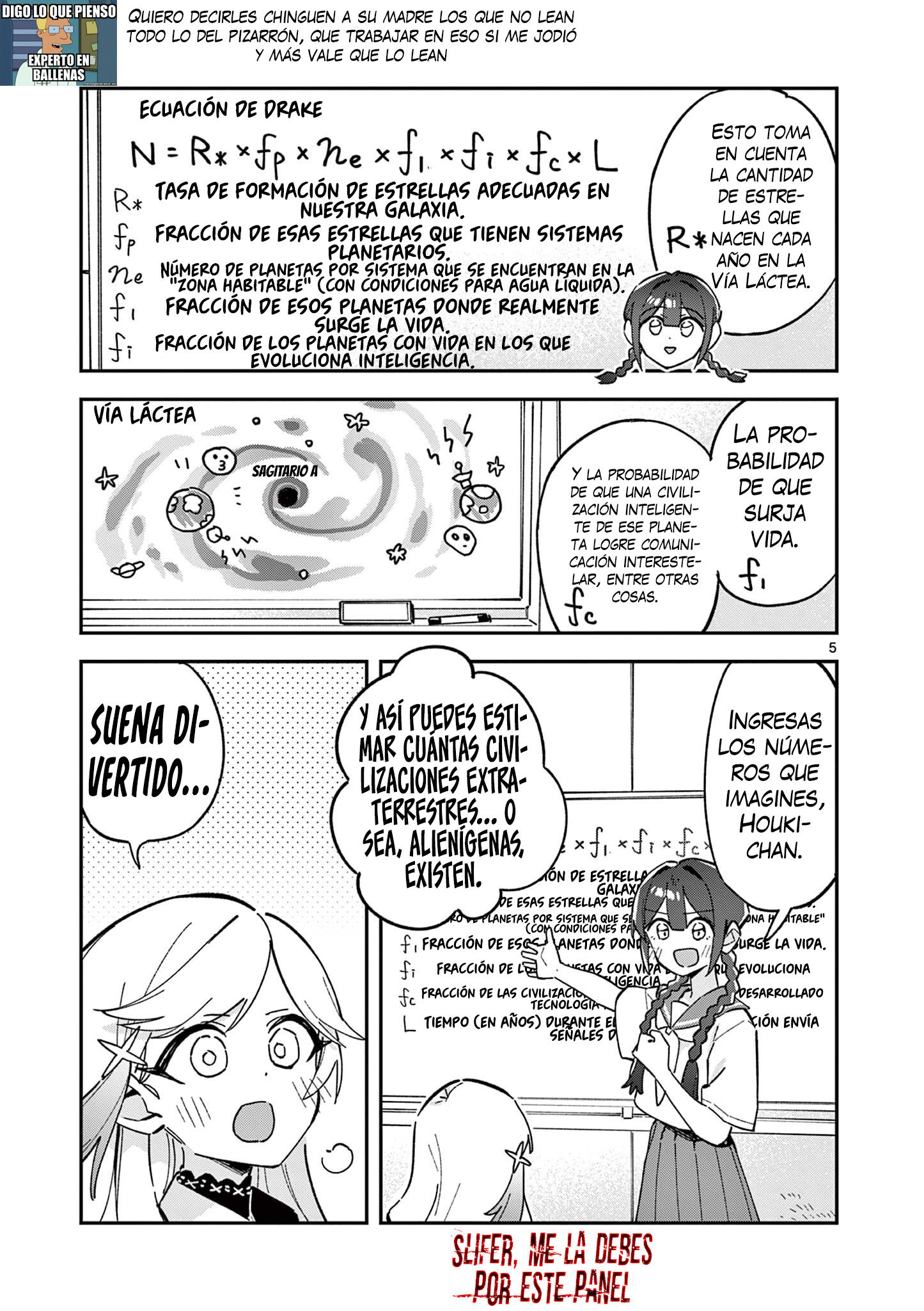 Después de la escuela, deambulamos por el espacio Capitulo 52 página 7