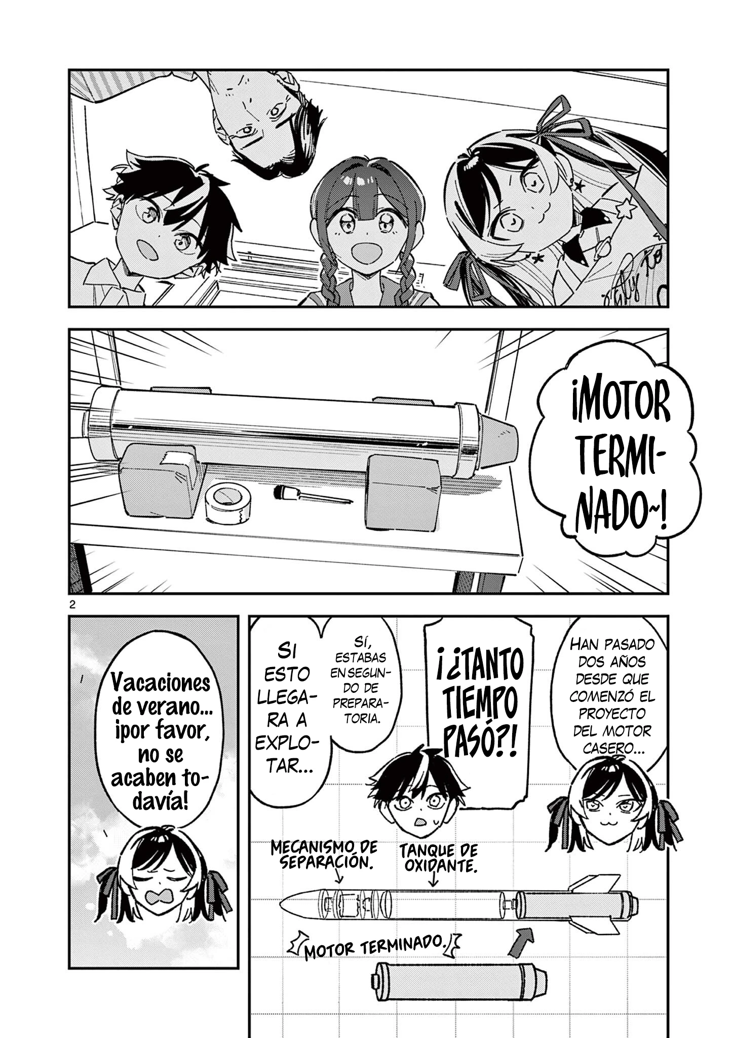 Después de la escuela, deambulamos por el espacio Capitulo 53 página 3