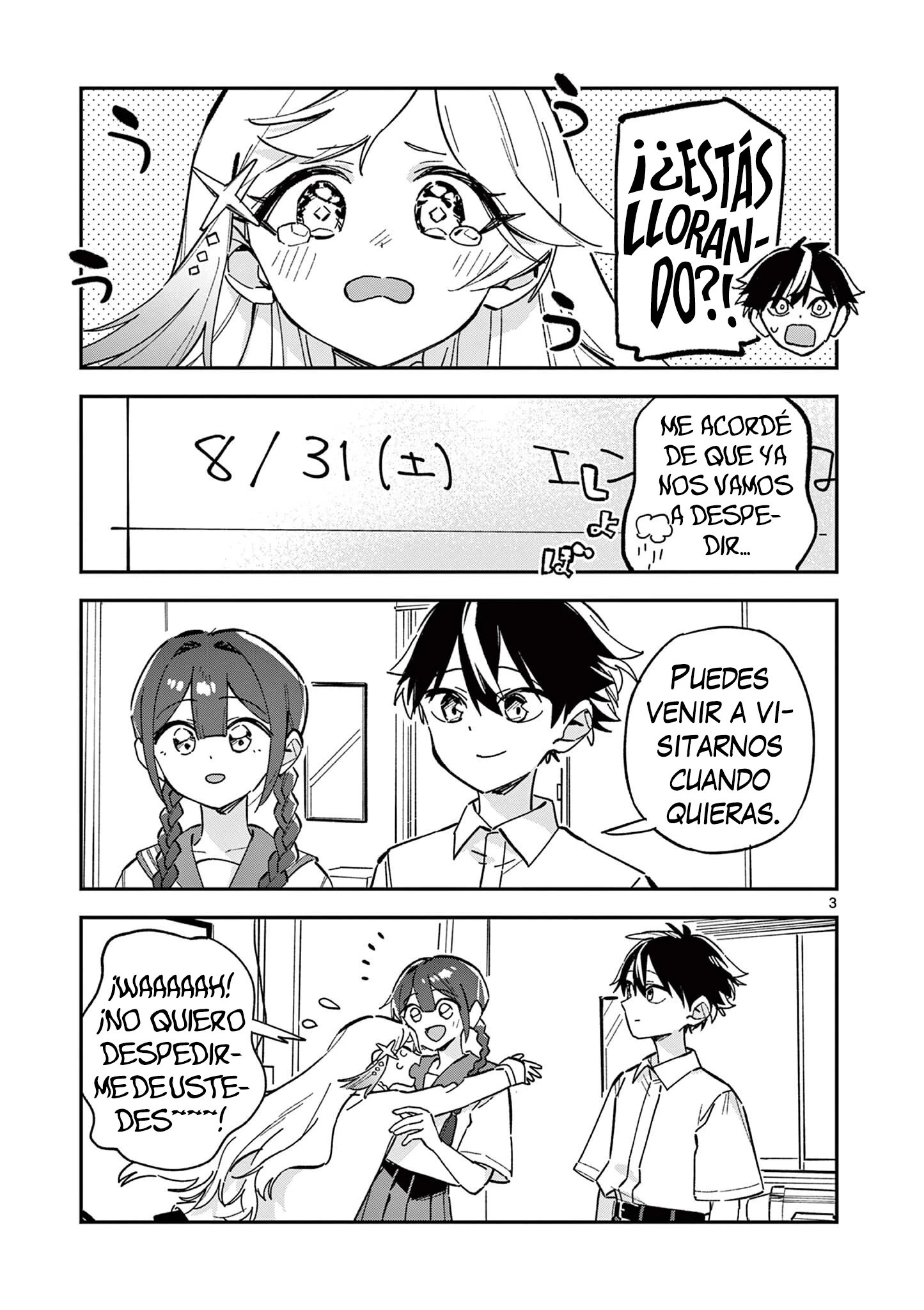 Después de la escuela, deambulamos por el espacio Capitulo 53 página 4