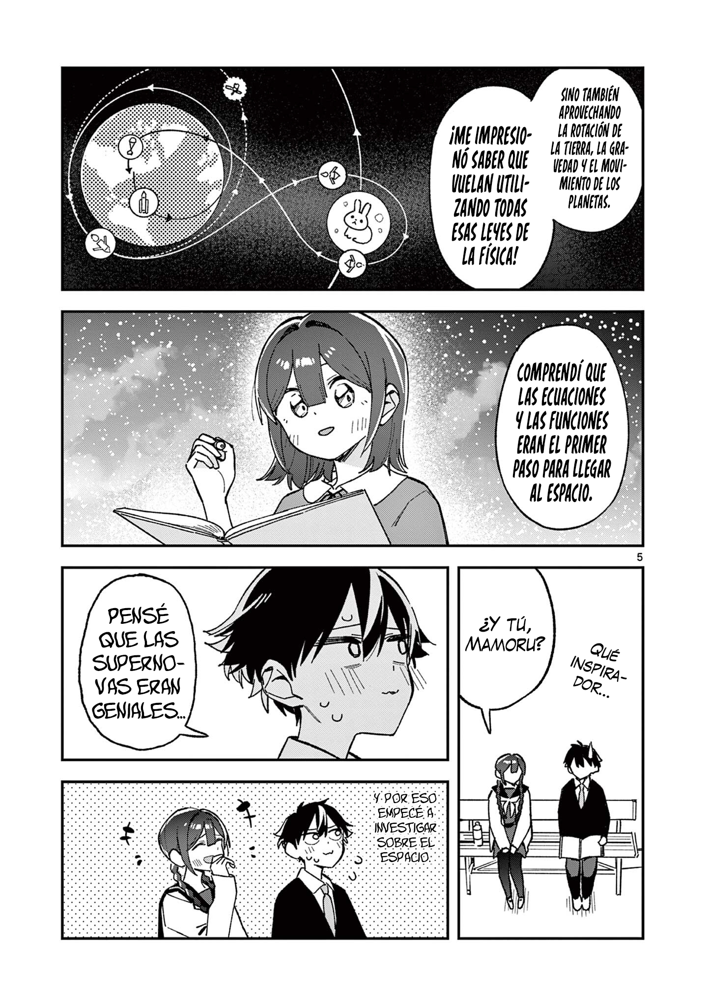 Después de la escuela, deambulamos por el espacio Capitulo 56 página 7