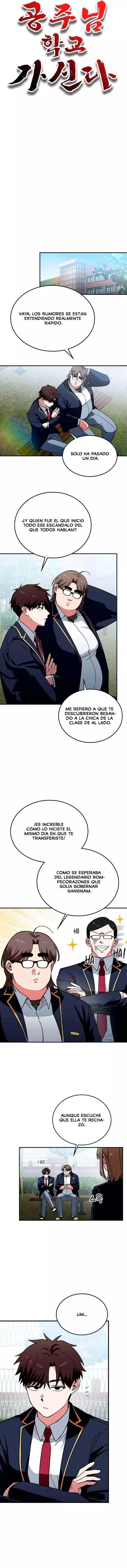 La princesa extranjera va a la escuela Capitulo 3: El peli Rojo. página 5