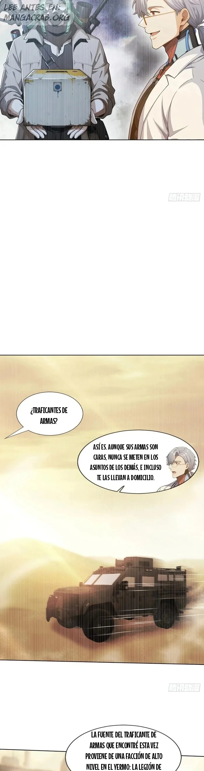 Contrabandista postapocalíptico:Soy el rey de las tiras picantes. Capitulo 48 página 18