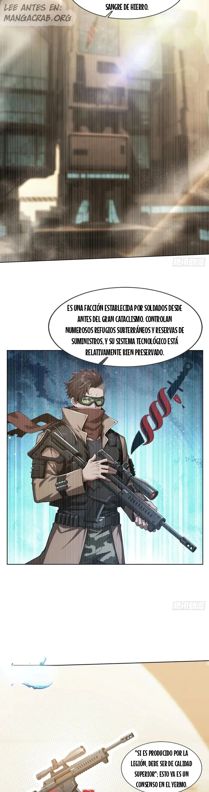 Contrabandista postapocalíptico:Soy el rey de las tiras picantes. Capitulo 48 página 19