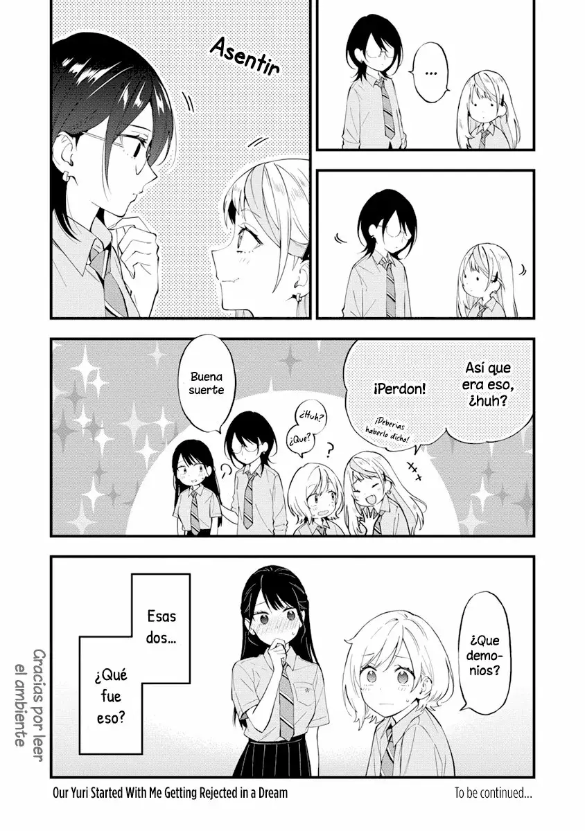 Our Yuri Started with Me Getting Rejected in a Dream Capitulo 9 página 9