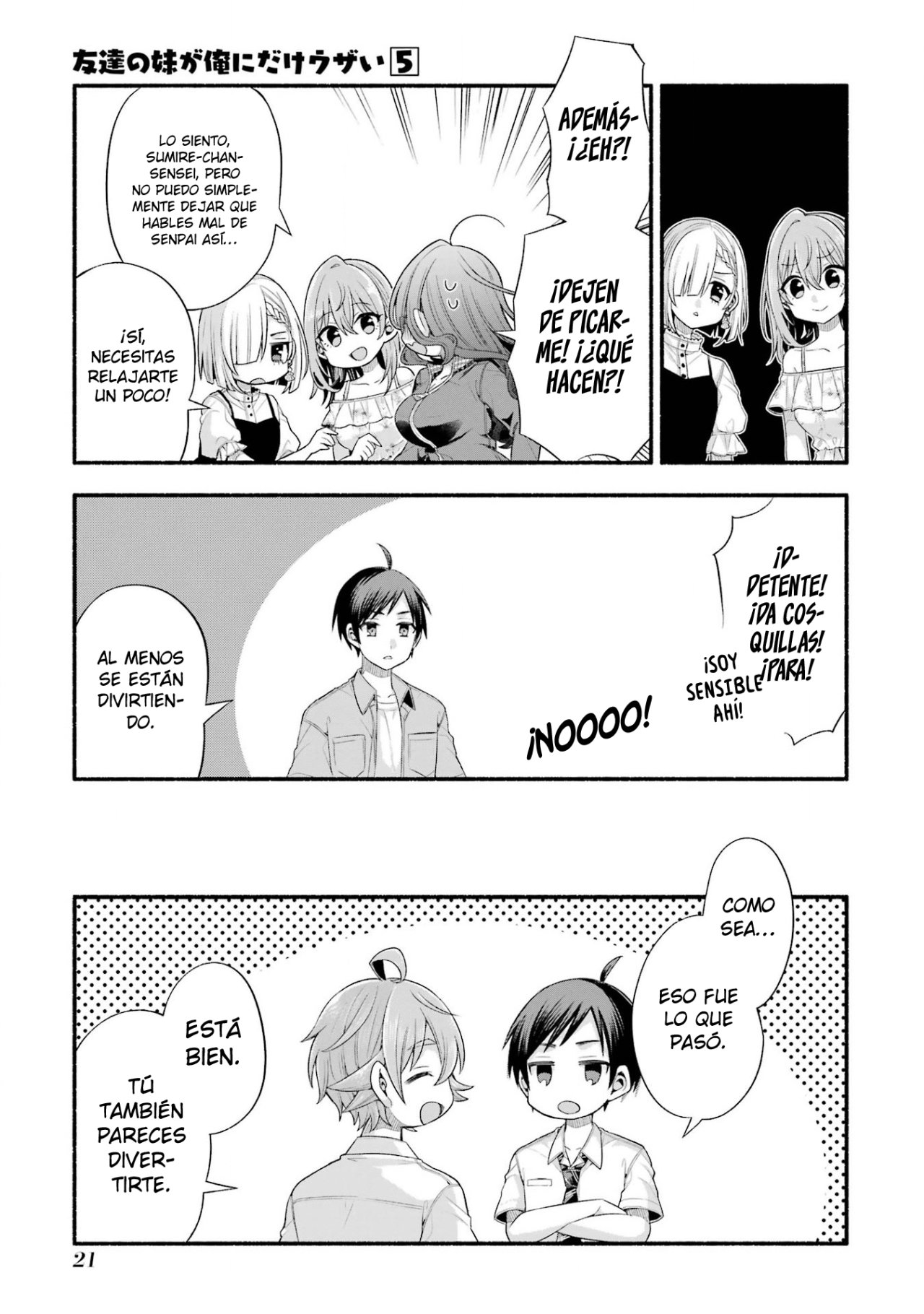 Tomodachi no Imouto ga Ore ni Dake Uzai Capitulo 21: La hermana menor de mi amiga solo me da miedo a mi. página 21