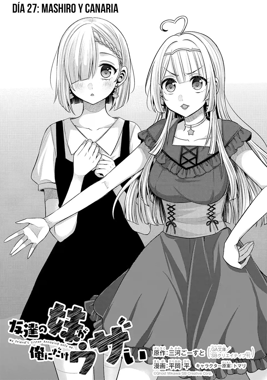 Tomodachi no Imouto ga Ore ni Dake Uzai Capitulo 27 página 3