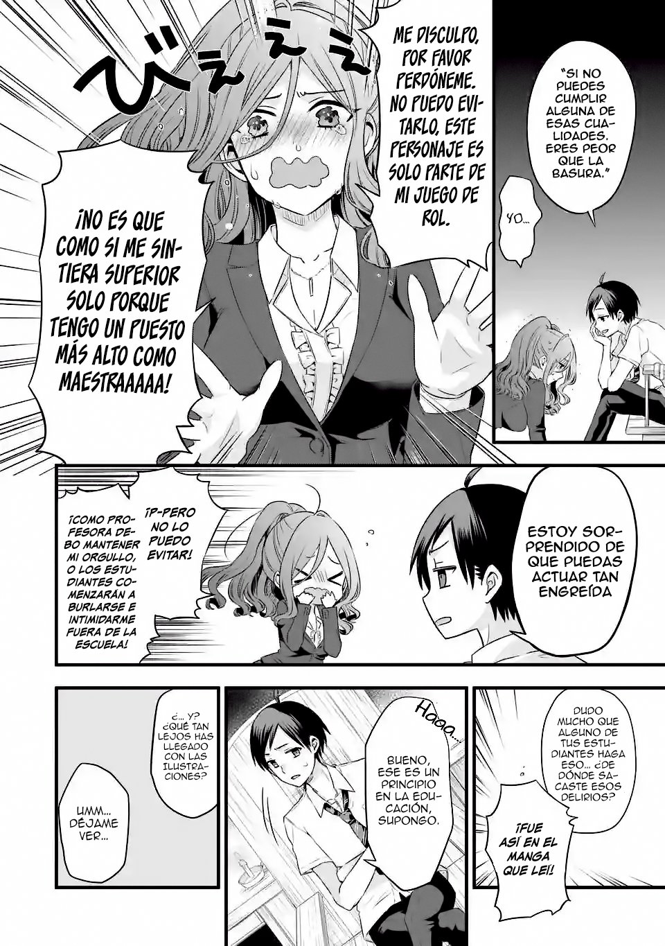 Tomodachi no Imouto ga Ore ni Dake Uzai Capitulo 3: La admirada profesora solo es pervertida conmigo. página 28