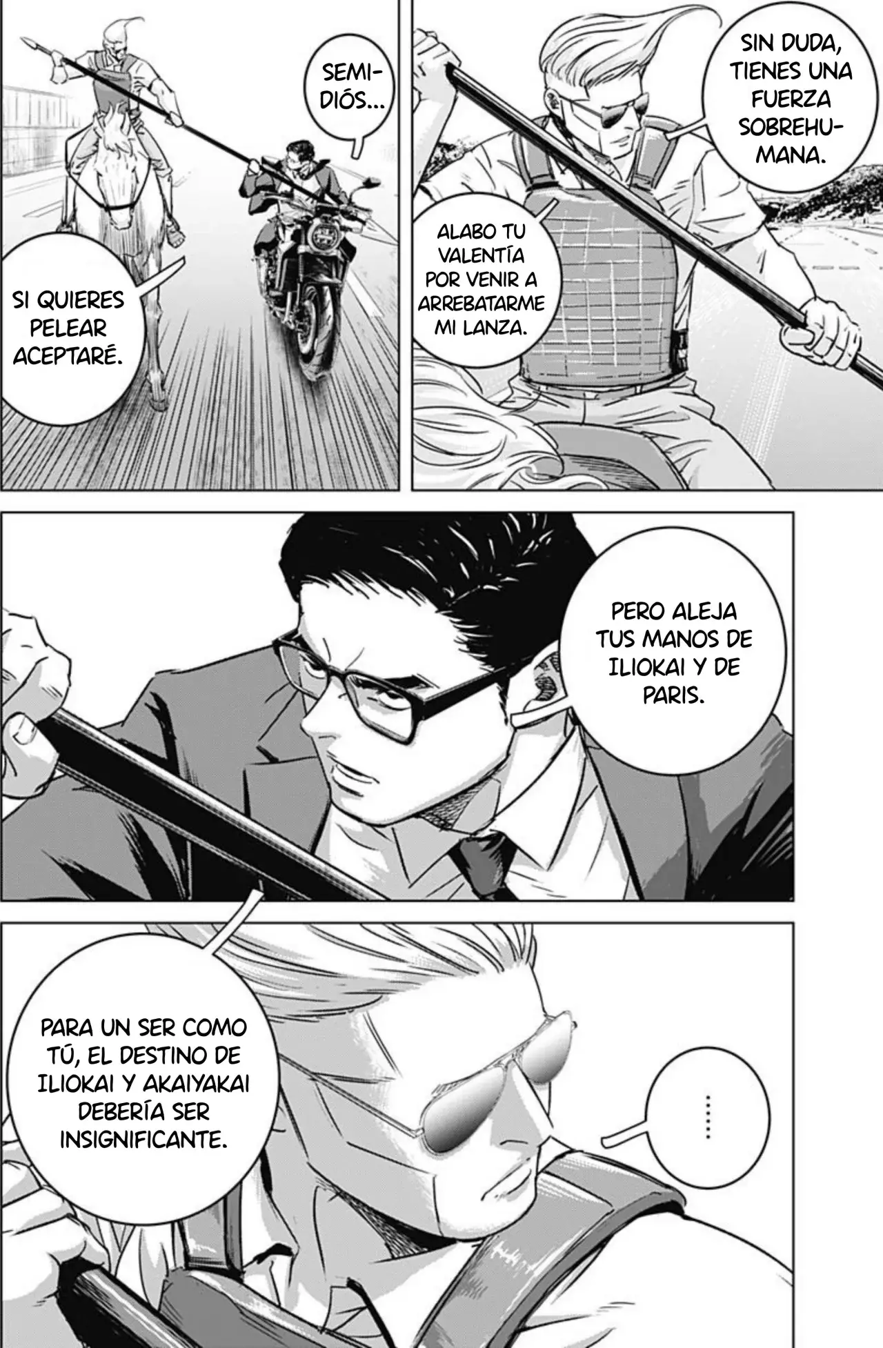 Ilios Capitulo 42: Humano, bestia y semi-humano página 9