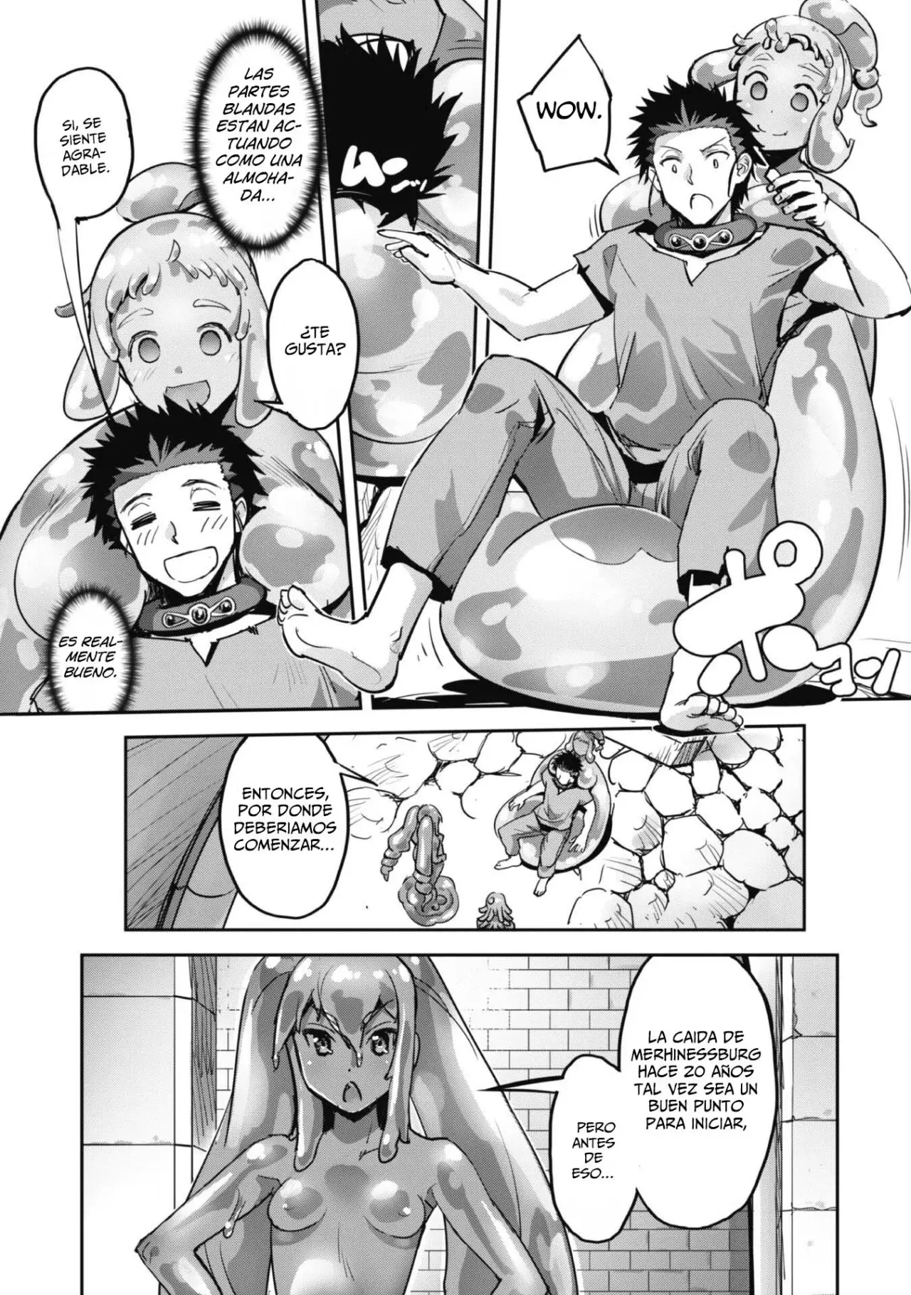 Goshujinsama to Yuku Isekai Survival! Capitulo 45: mucho texto página 14