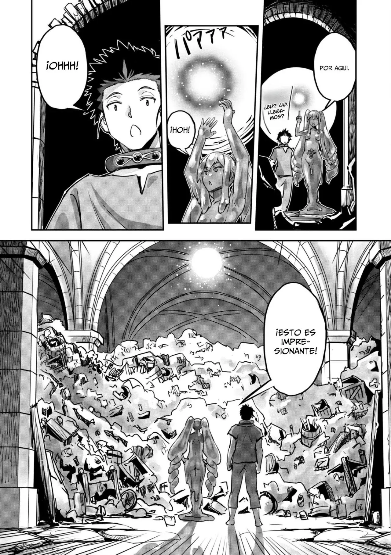 Goshujinsama to Yuku Isekai Survival! Capitulo 45: mucho texto página 33
