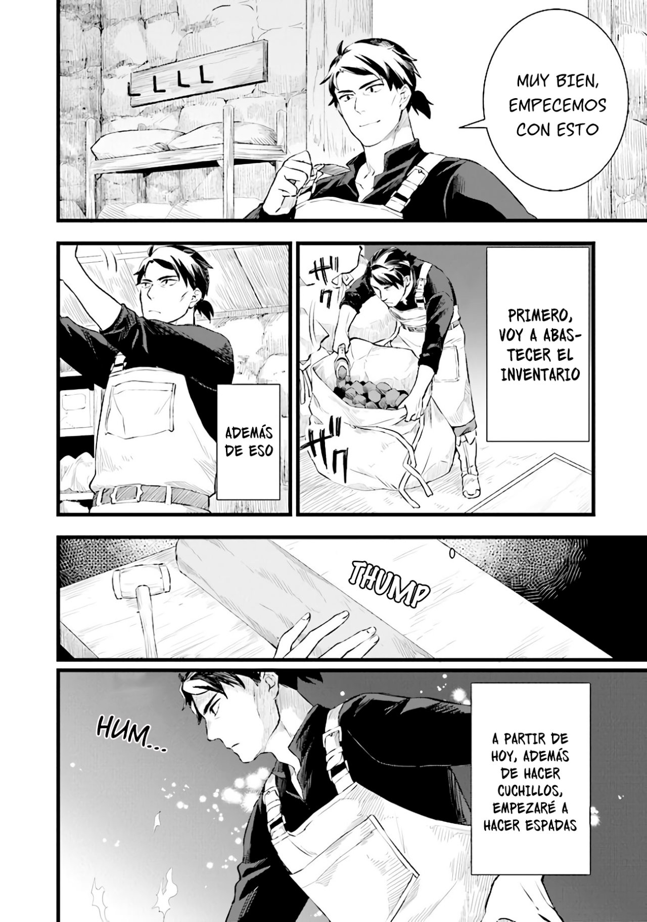 Kajiya de Hajimeru Isekai Slow Life Capitulo 4 página 3