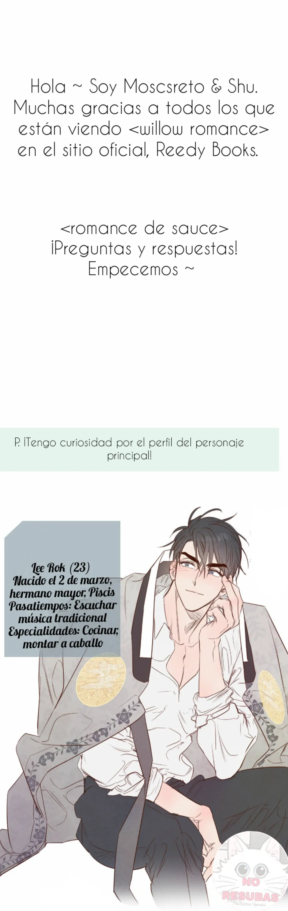 Romance bajo el sauce Capitulo 27.5 página 3