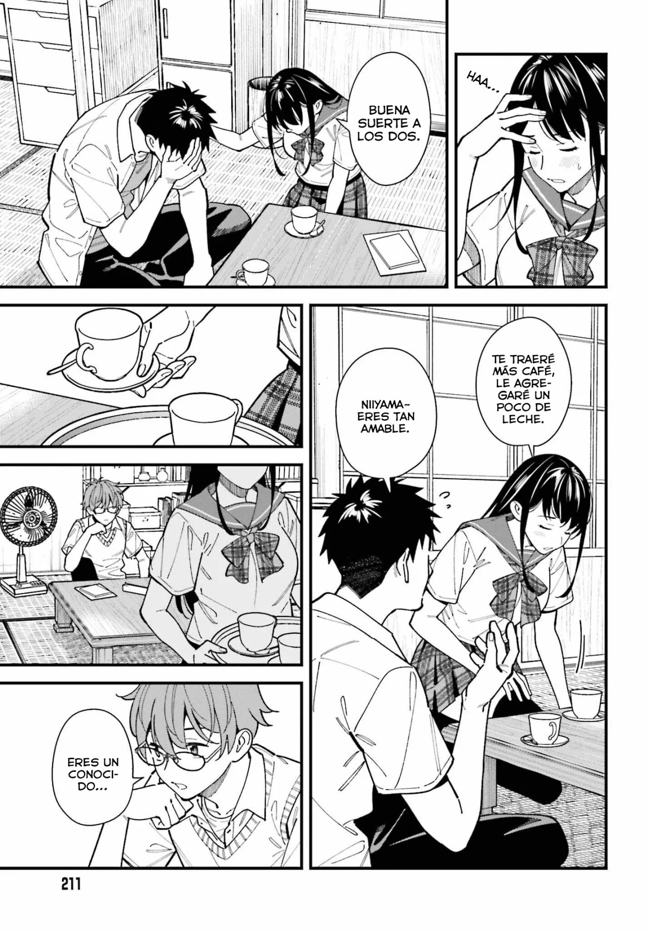 Are physical relationships posible between childhood friends of high school students? Capitulo 1 página 32