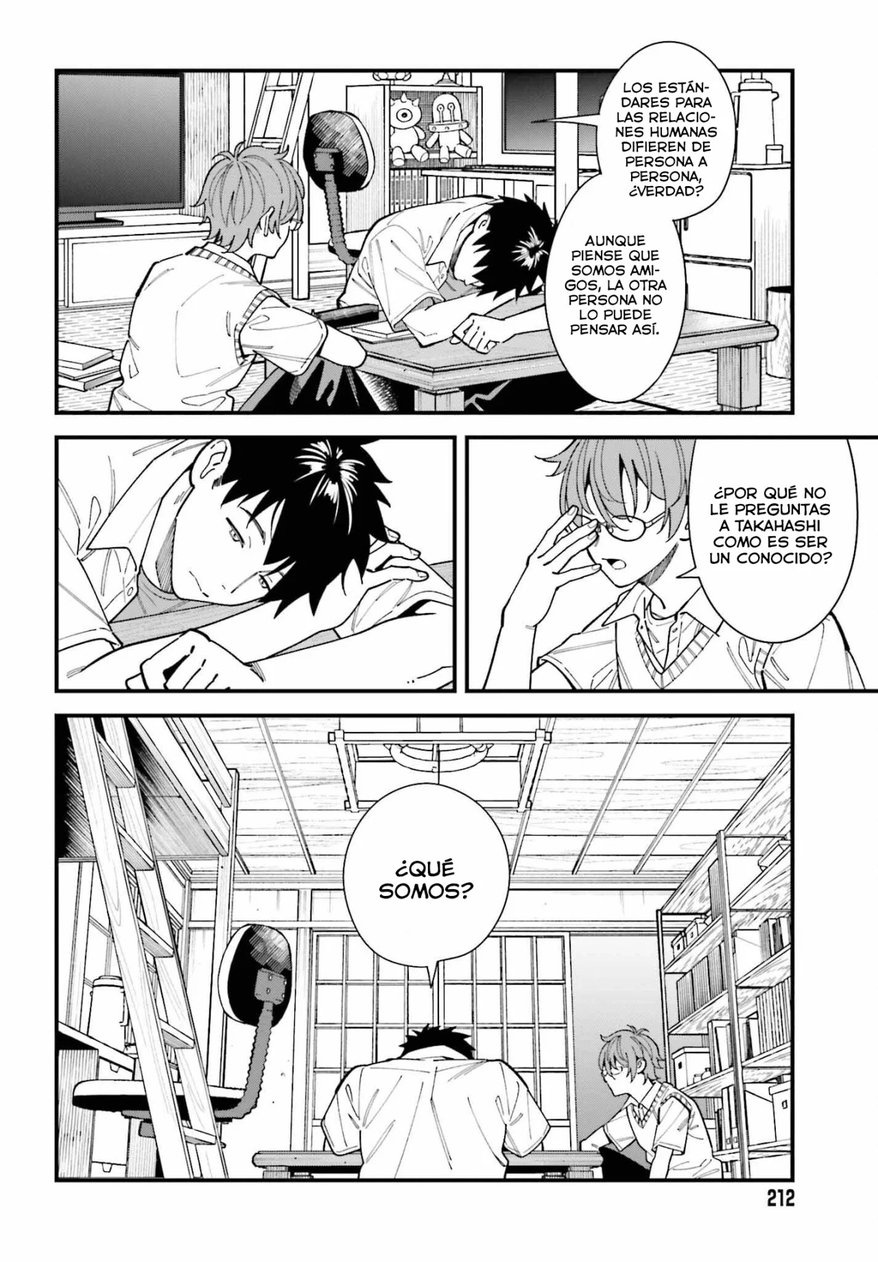 Are physical relationships posible between childhood friends of high school students? Capitulo 1 página 33